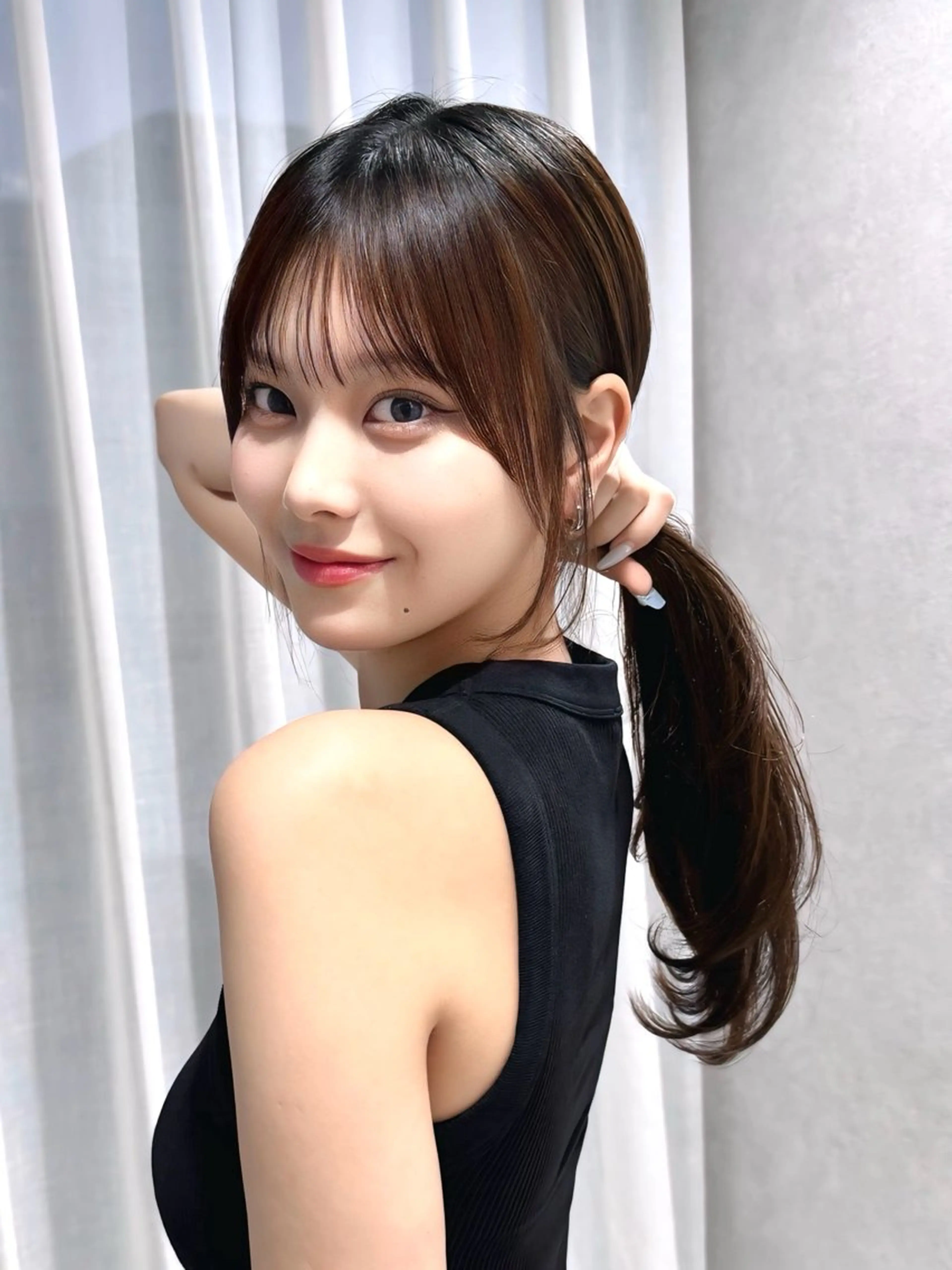 セミロング cache cache所属・けんけん cachecacheのヘアスタイル