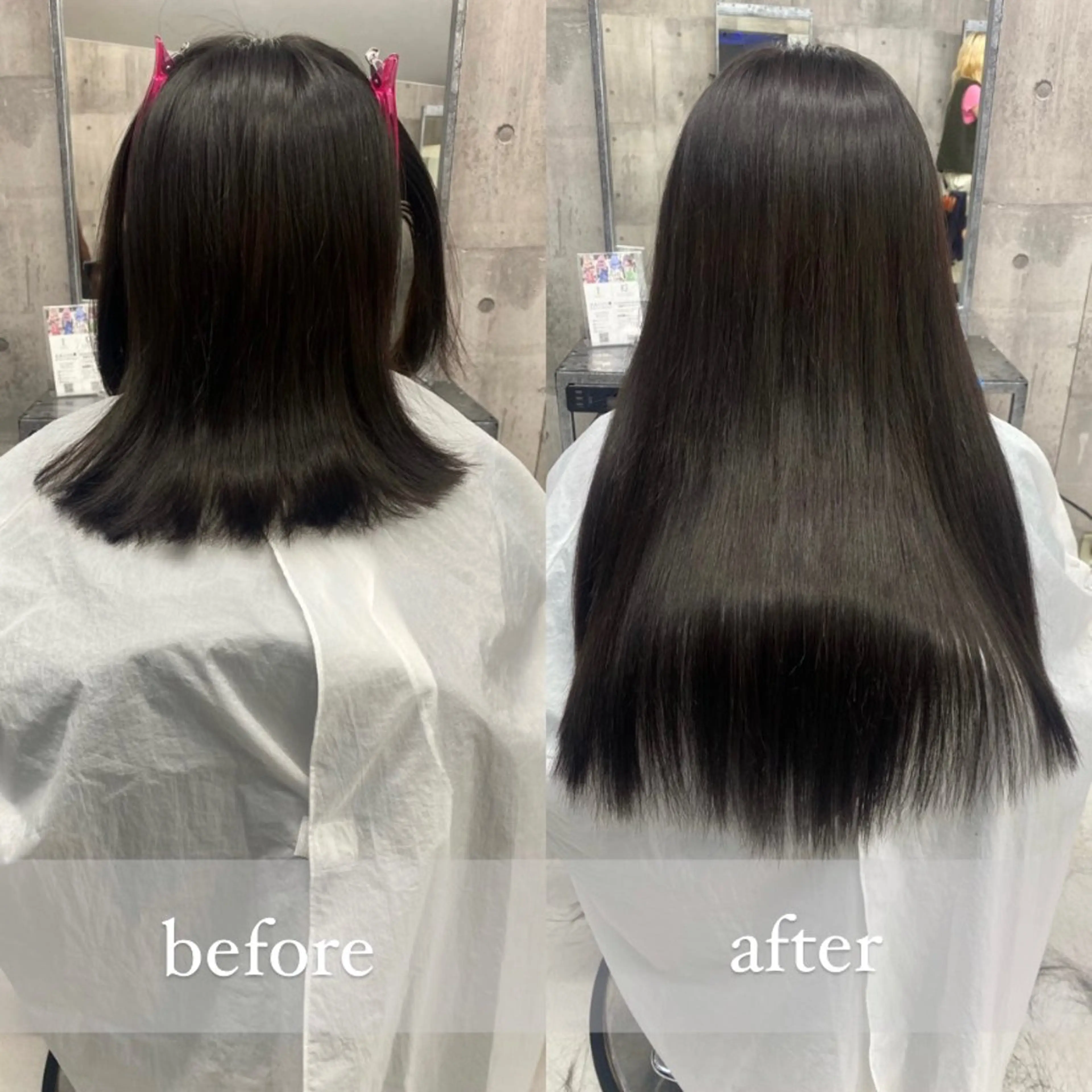 ロング エクステ ハイトーン×エクステ 💞くるみのヘアスタイル