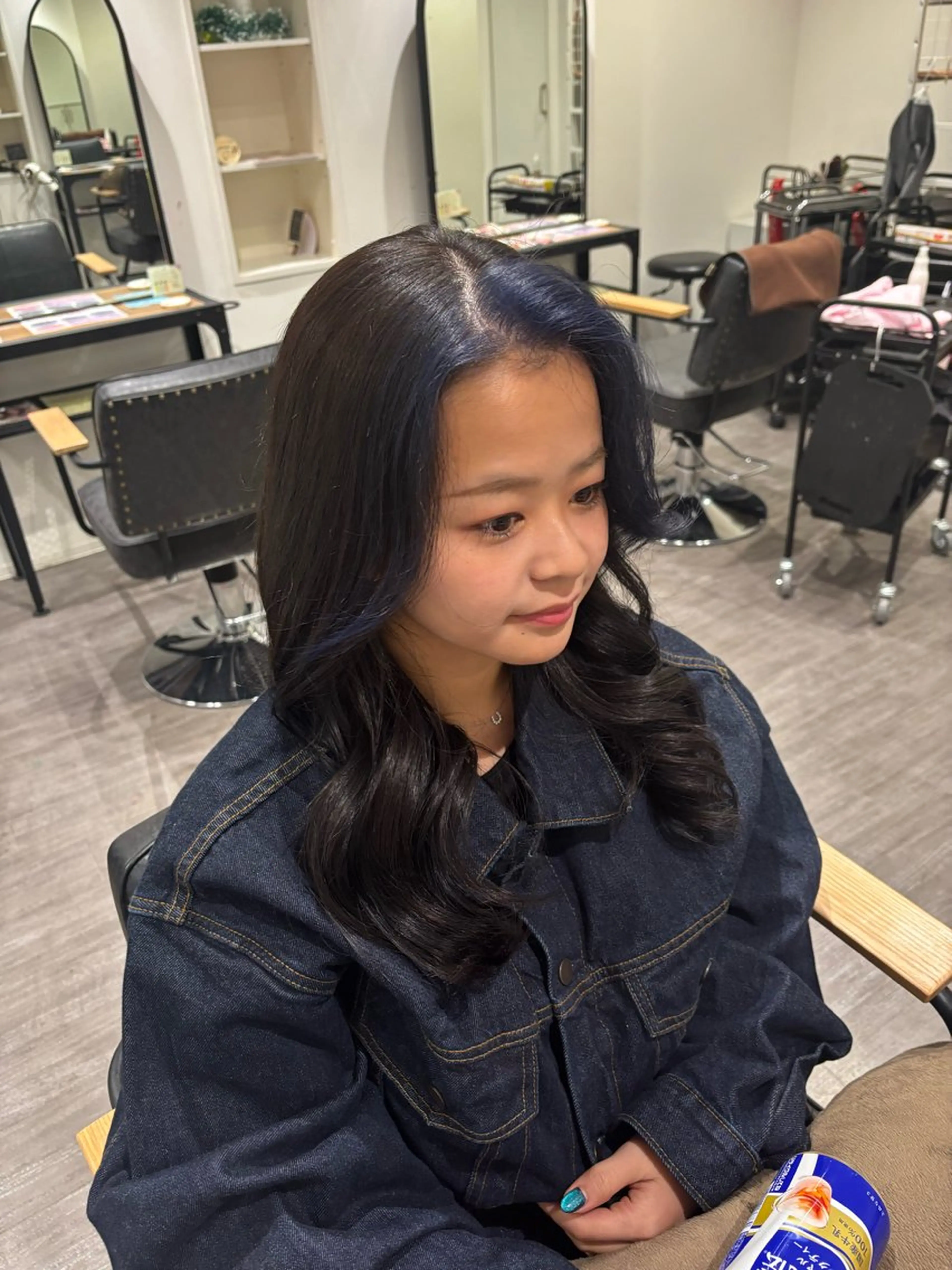 セミロング カラー カット トリートメント cocotte宜喜 弘希のヘアスタイル