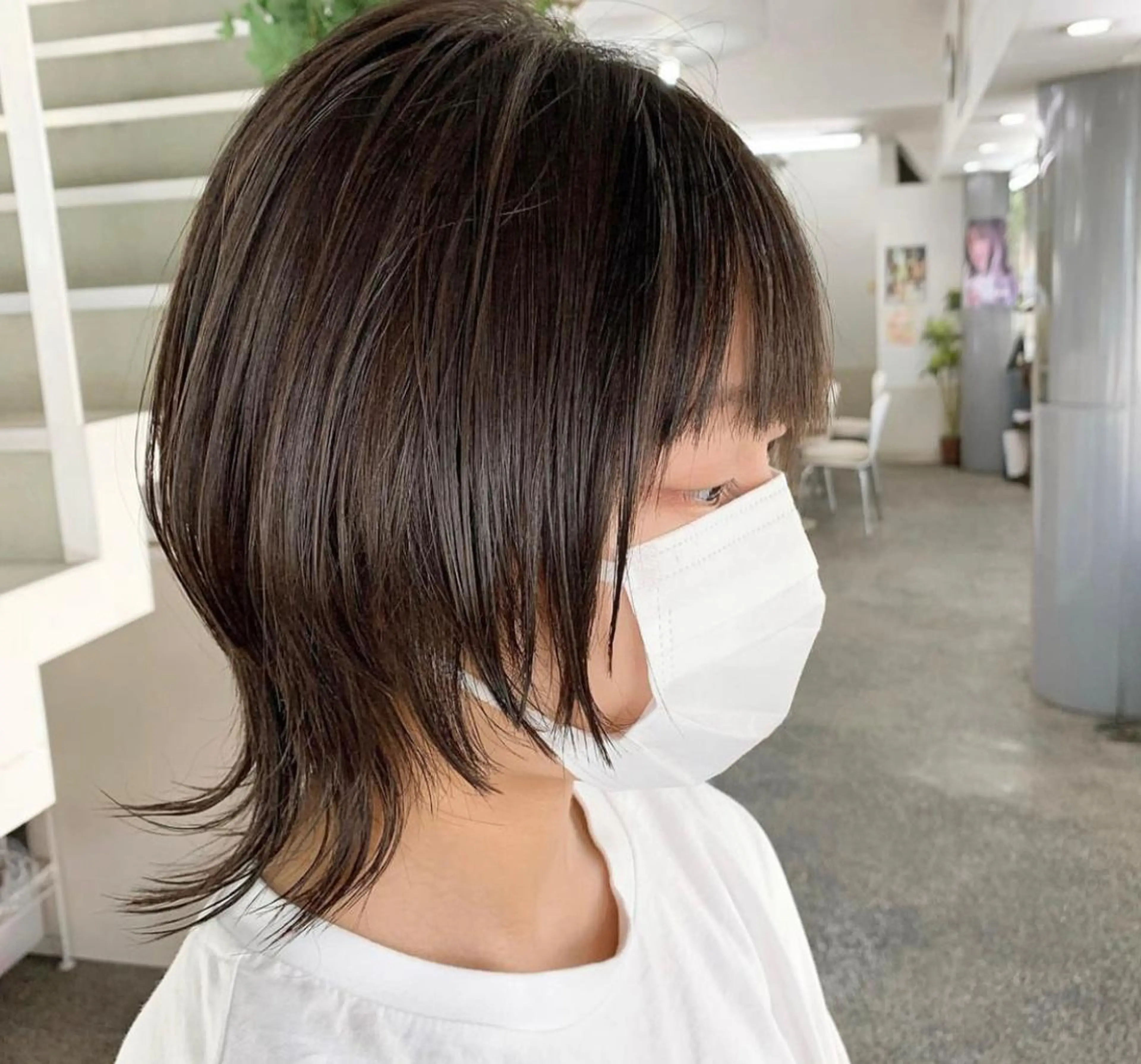 ショート ヘアアレンジ ウルフカット 那須 颯太のヘアスタイル