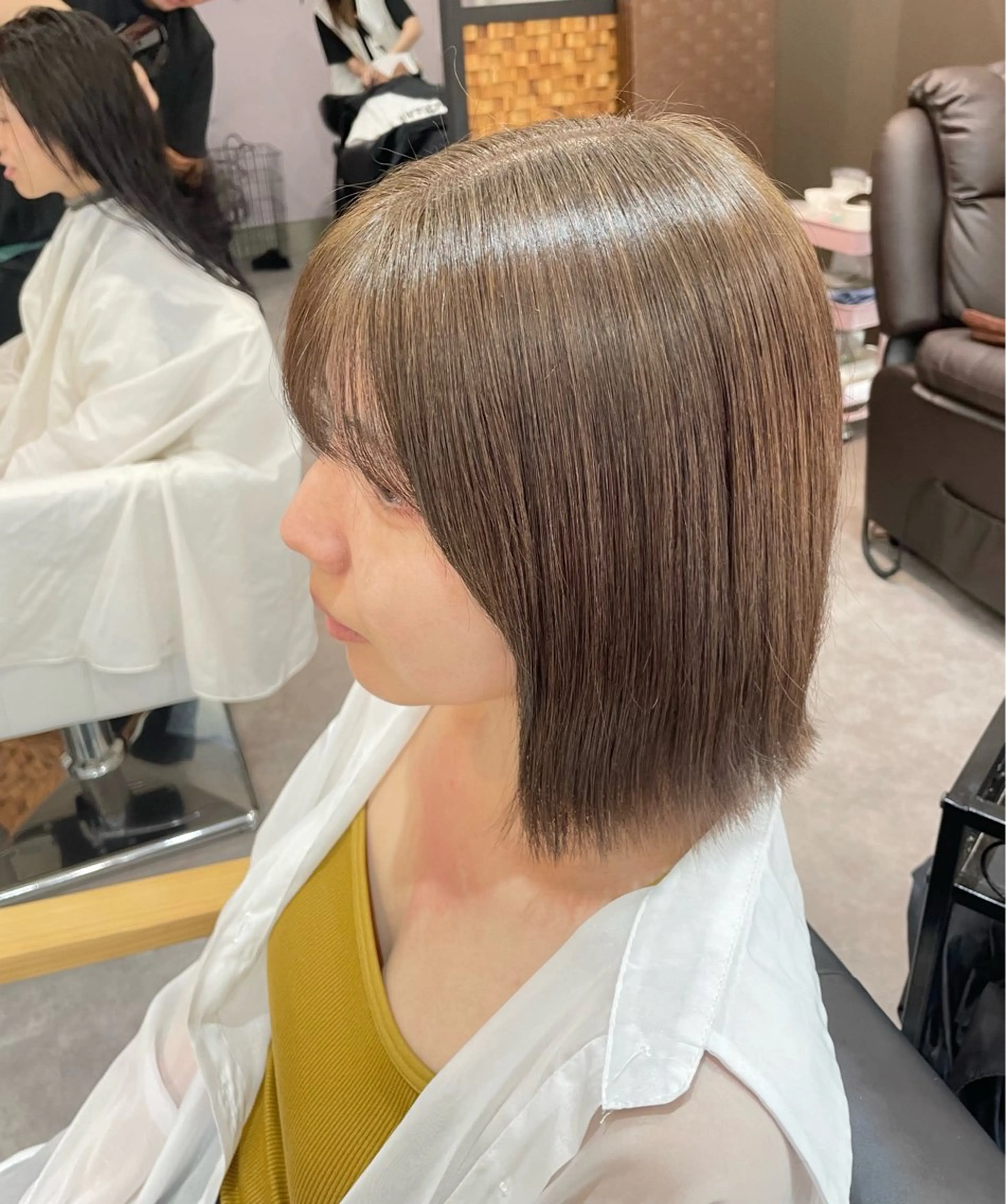 ショート 赤味消しcolor 🌿🤍Ayaのヘアスタイル
