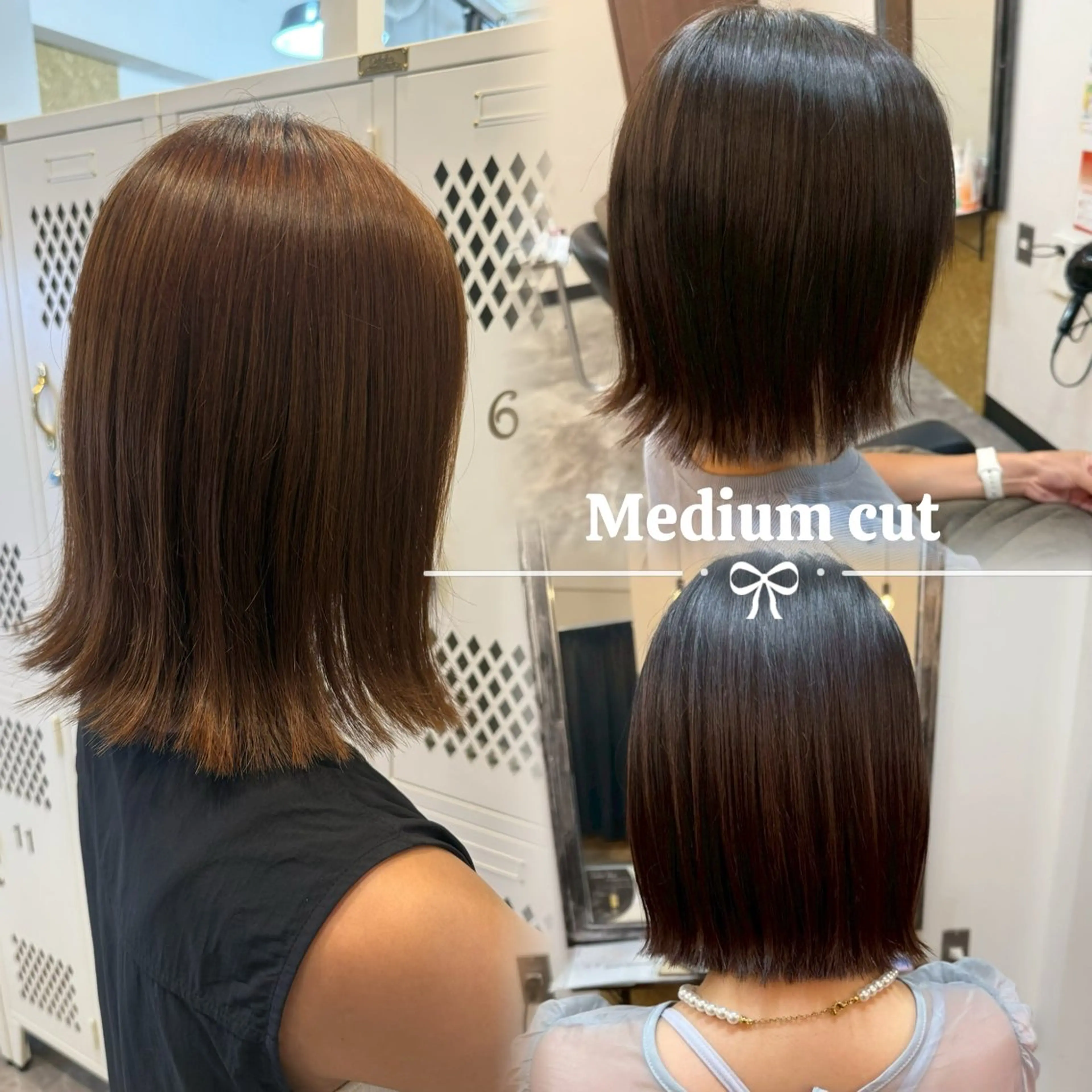 ミディアム カラー ヘアアレンジ スタイリスト🎀 アイリストyuikaのマツエク・マツパデザイン