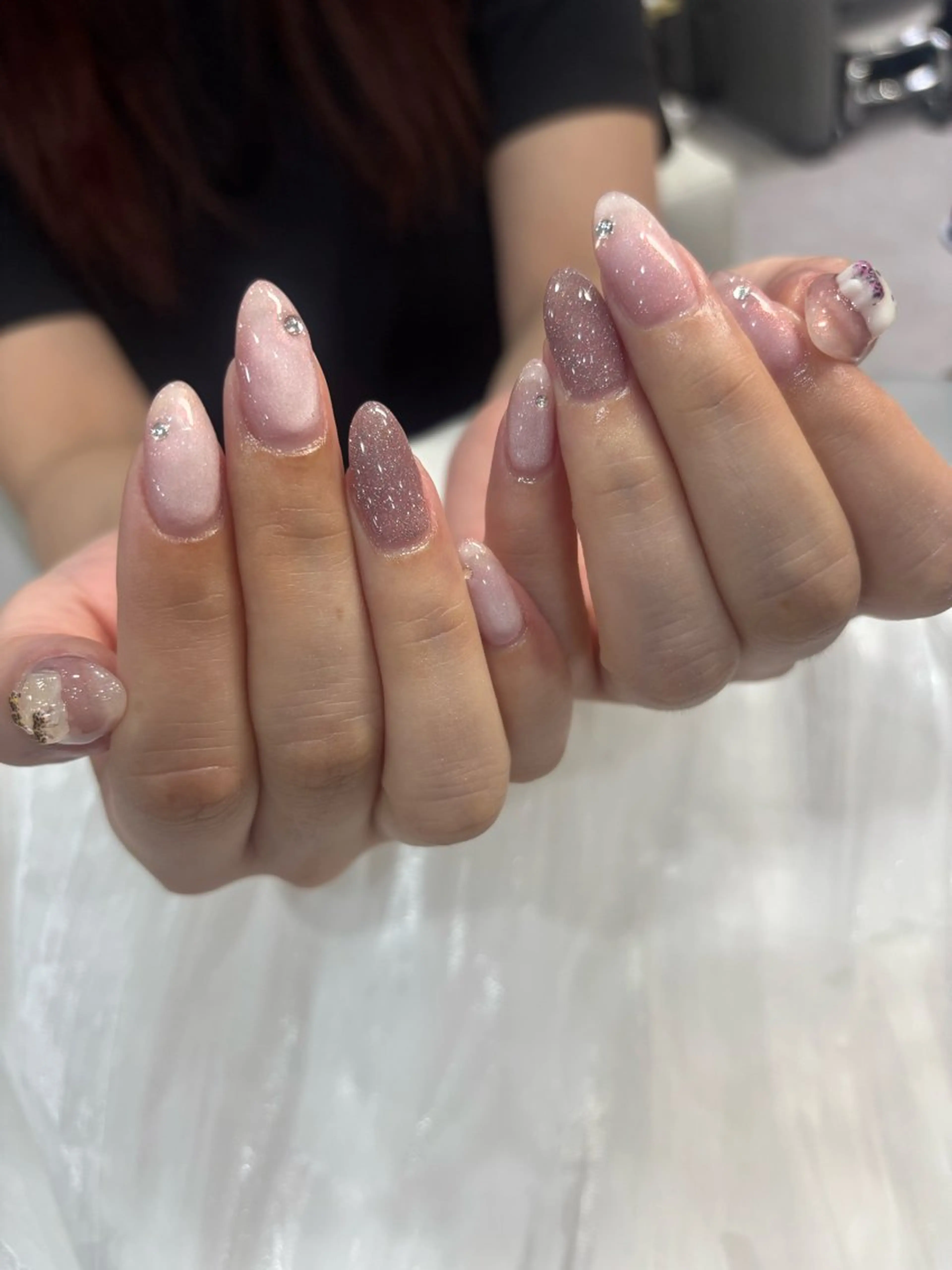 ネイル フラッシュネイル マグネットネイル MARUCHU💋 SAYAKAのネイルデザイン