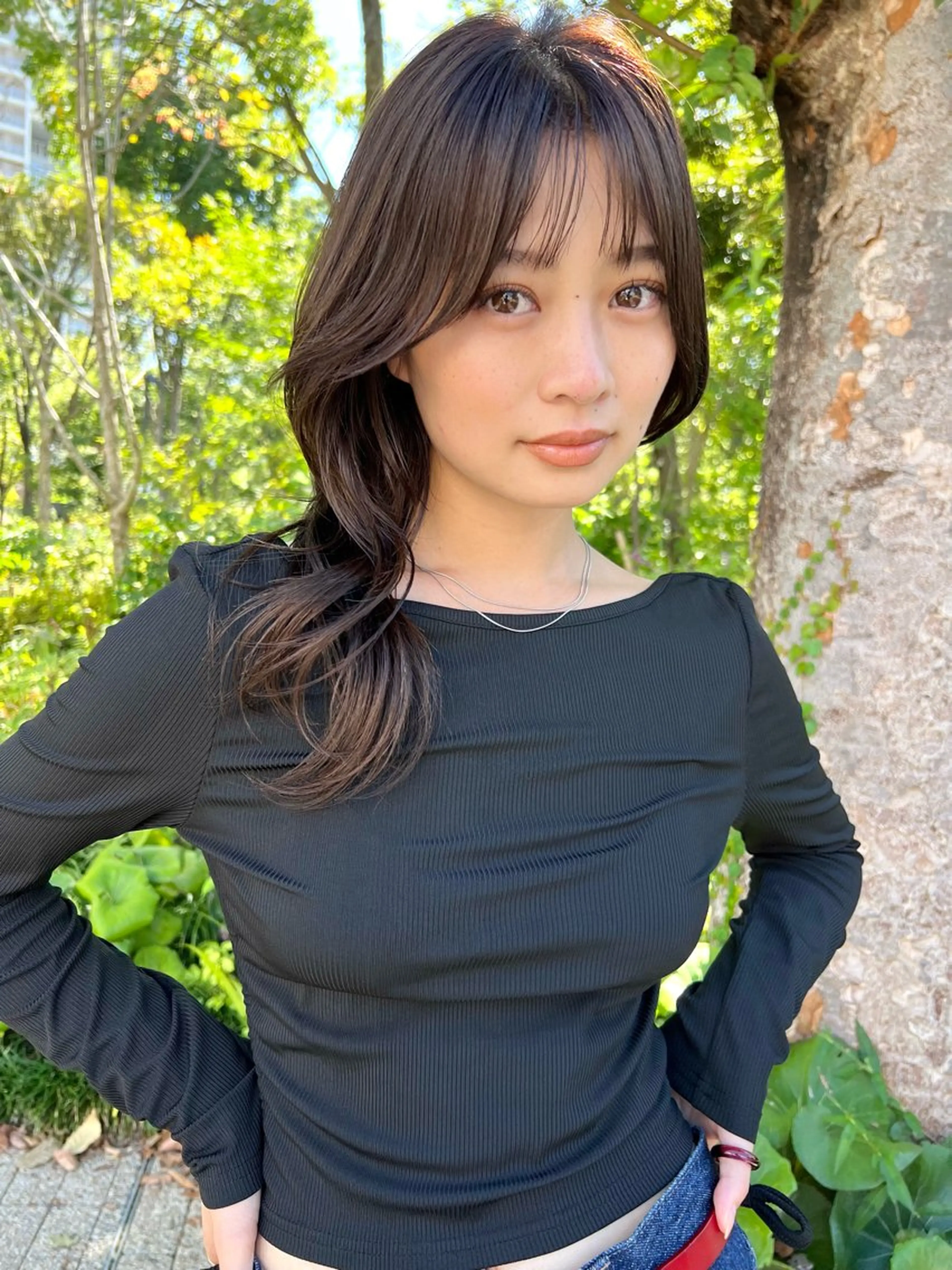 ロング カラー ヘアアレンジ カット ヘアカラー トリートメント ヘアセット レイヤー/透明感 🍃鈴木裕介のヘアスタイル