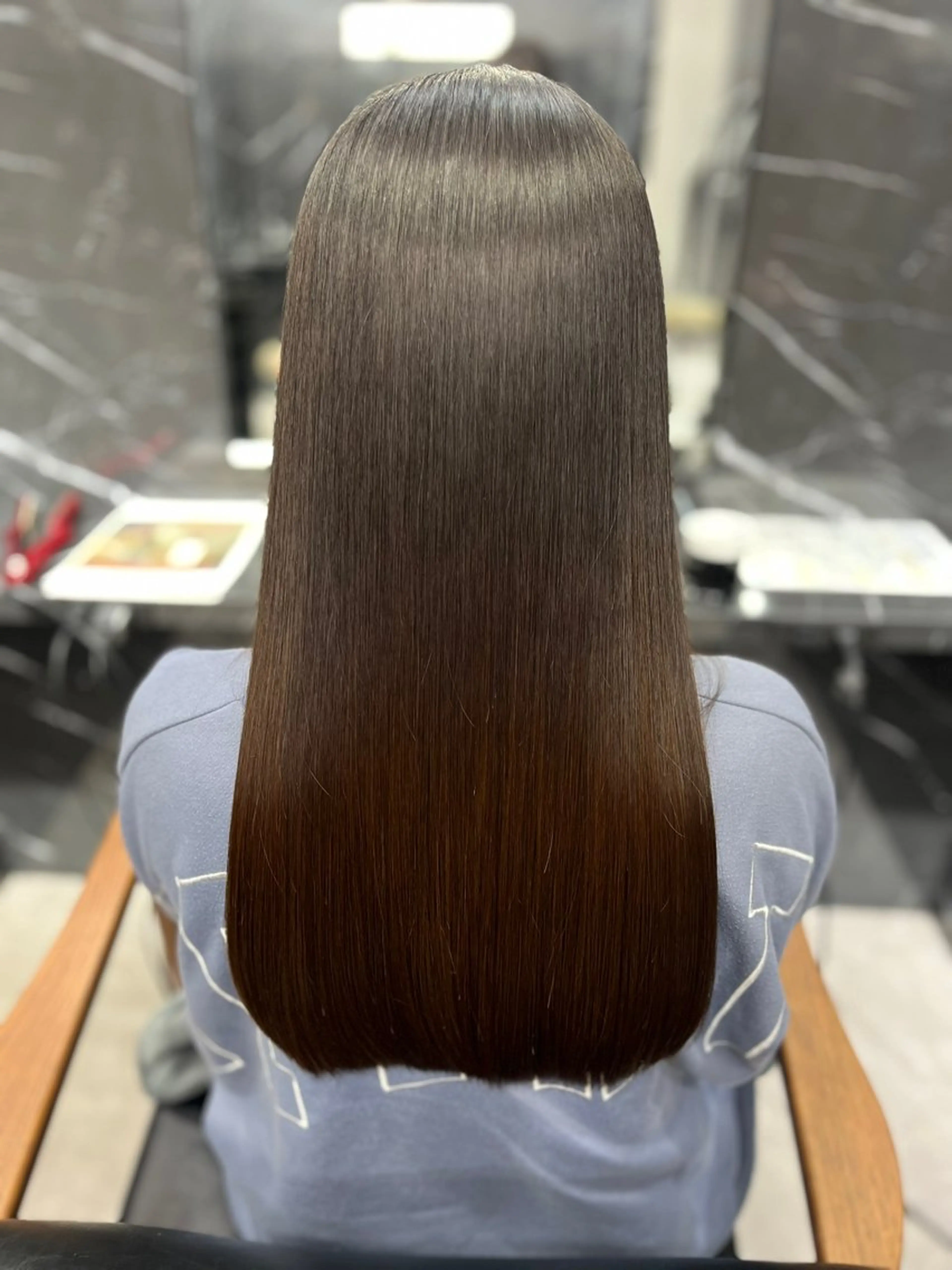 セミロング くせ毛 SALOWIN神戸三宮Suite店所属・神戸本格派髪質改善 /MITSUKIのヘアスタイル