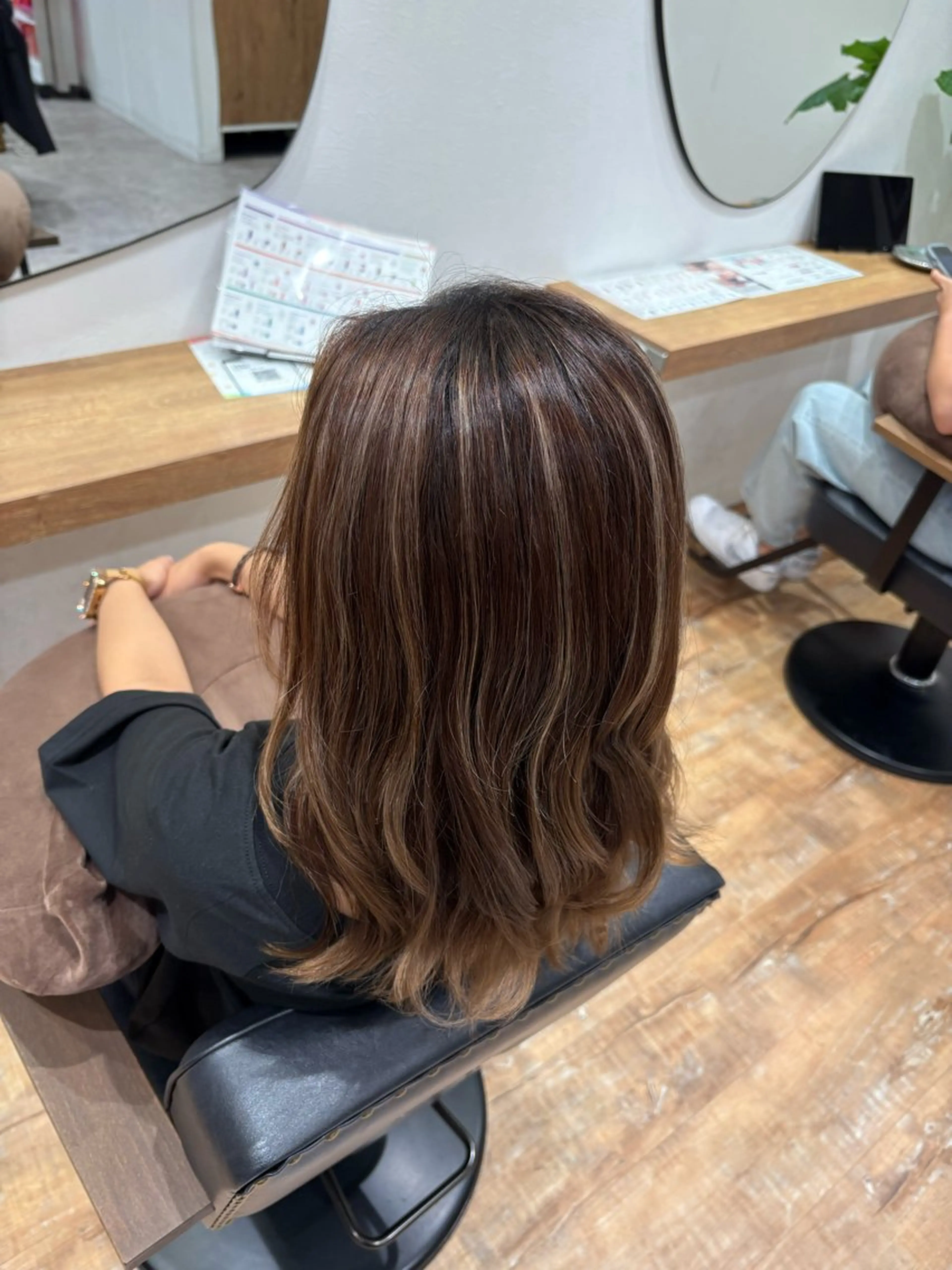 セミロング トリートメント 透明感カラー/ダブル カラー/MAI🎀のヘアスタイル