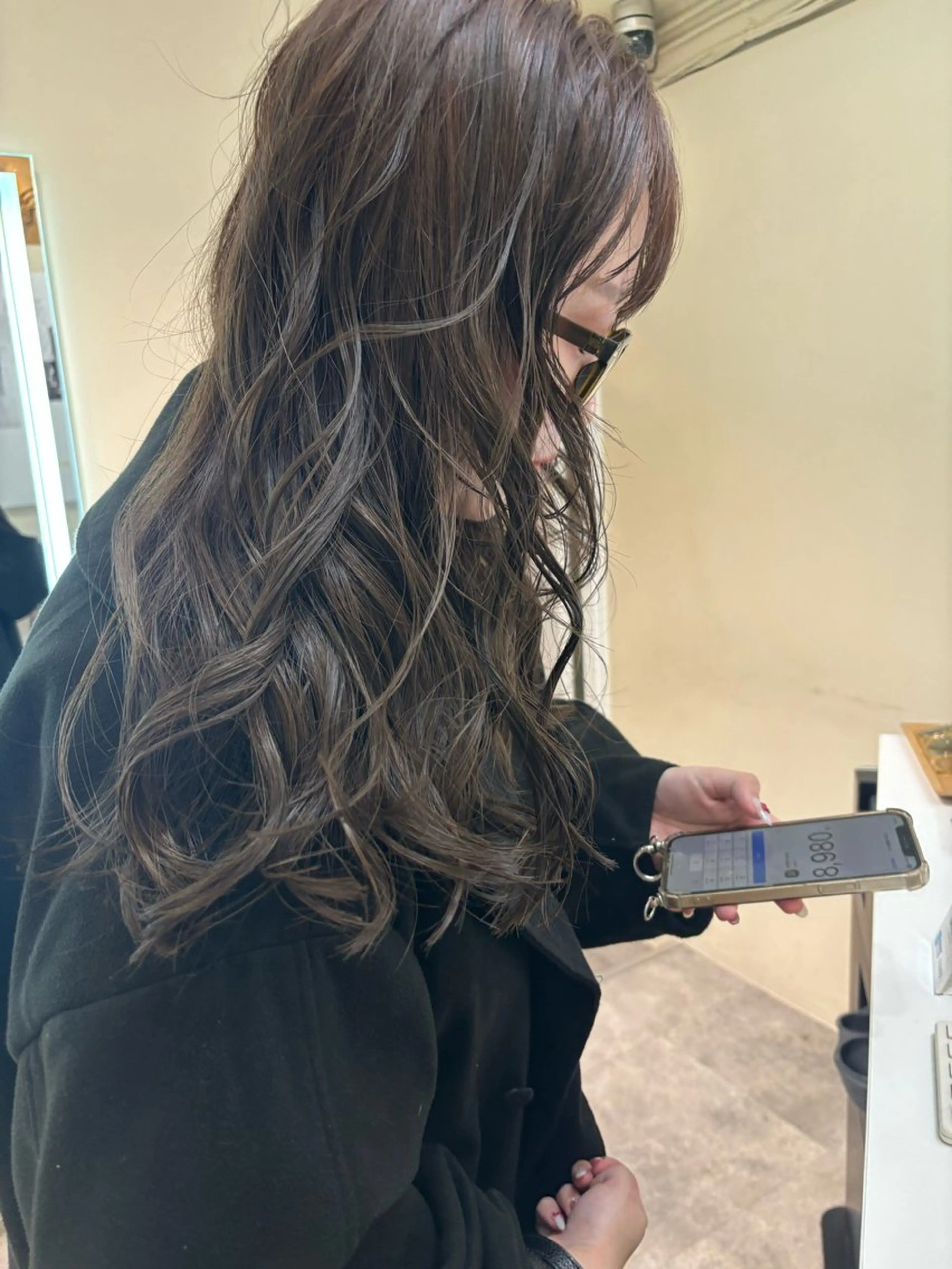 ミディアム カラー ヘアアレンジ カット ヘアカラー 🐕kato Mizuki🐕のヘアスタイル