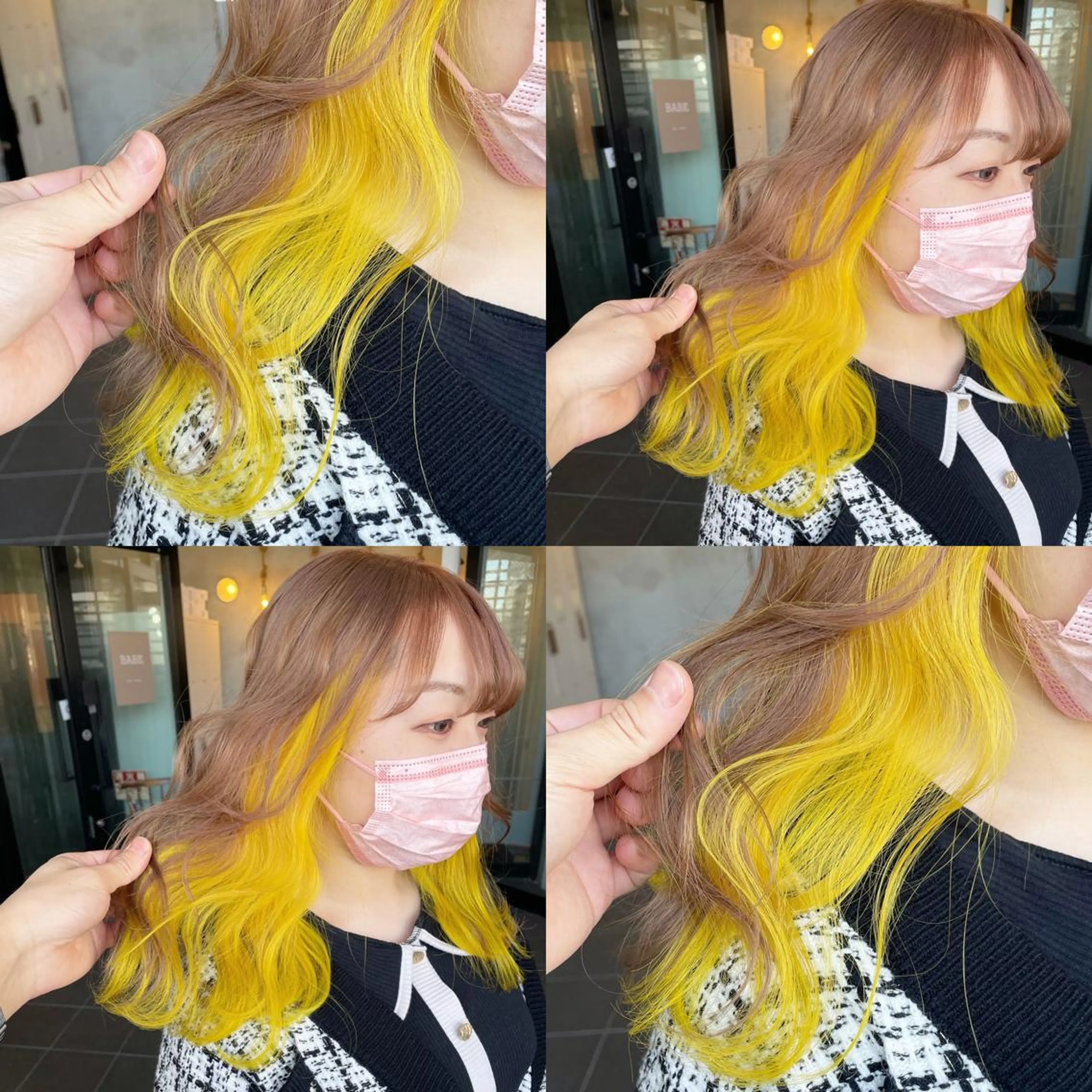 ミディアム イエローカラー カット ヘアカラー トリートメント Hardy (ハーディ)所属・Hardy ショータのヘアスタイル