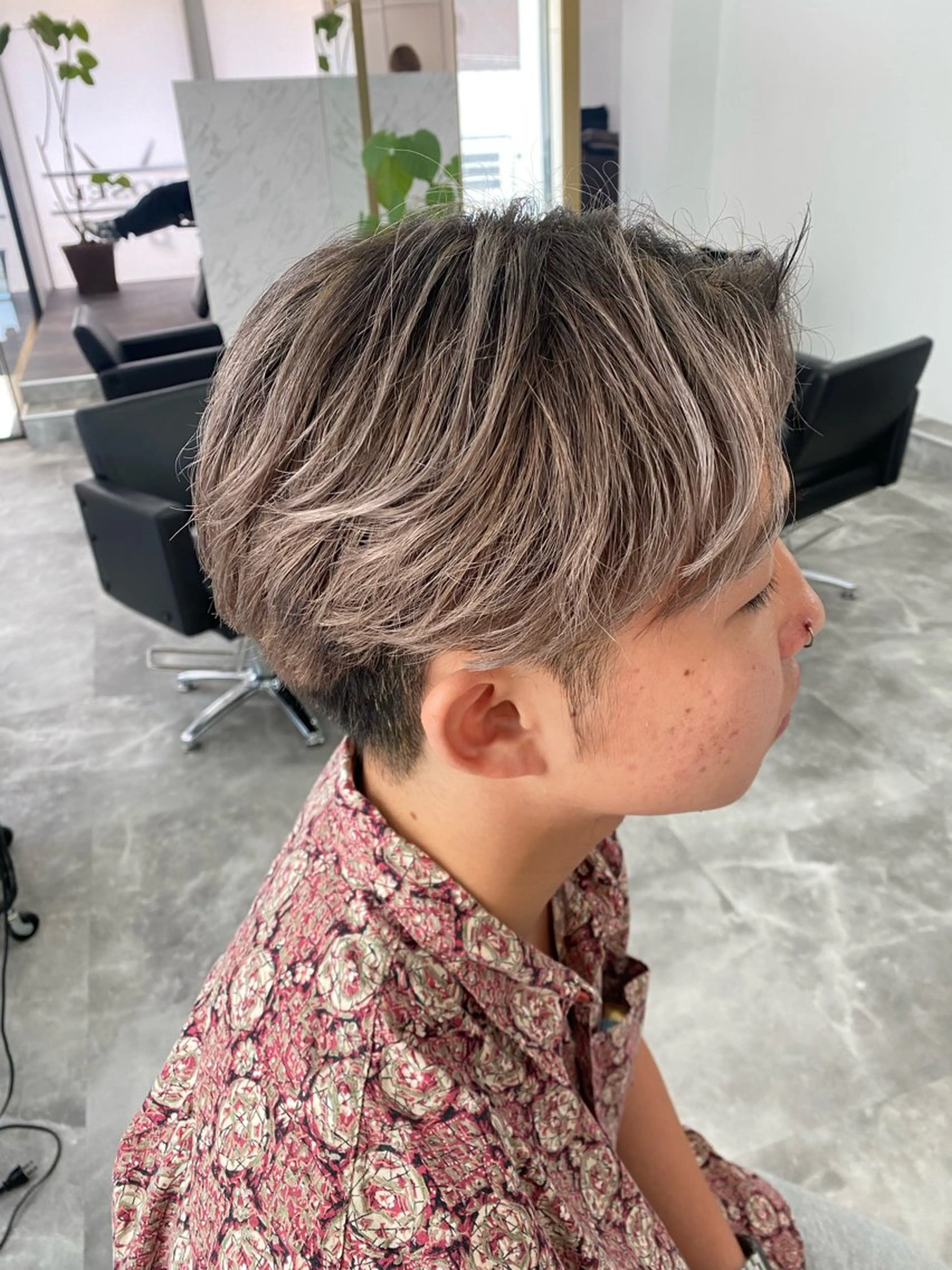 メンズ ヘアカラー ROSEL 沢津橋  楓のヘアスタイル