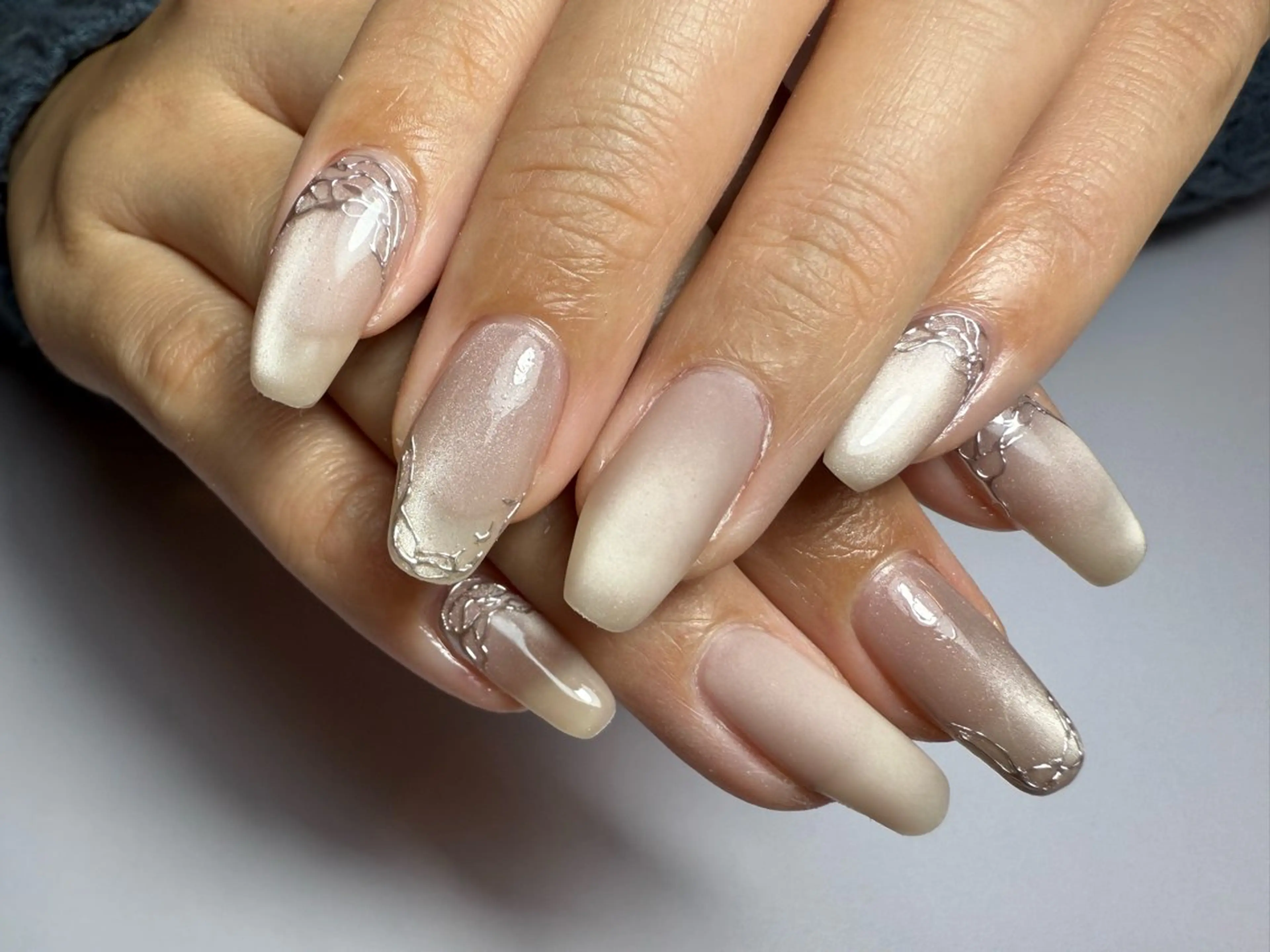 セミロング ハンドネイル shandy nail所属・shandy nailのネイルデザイン