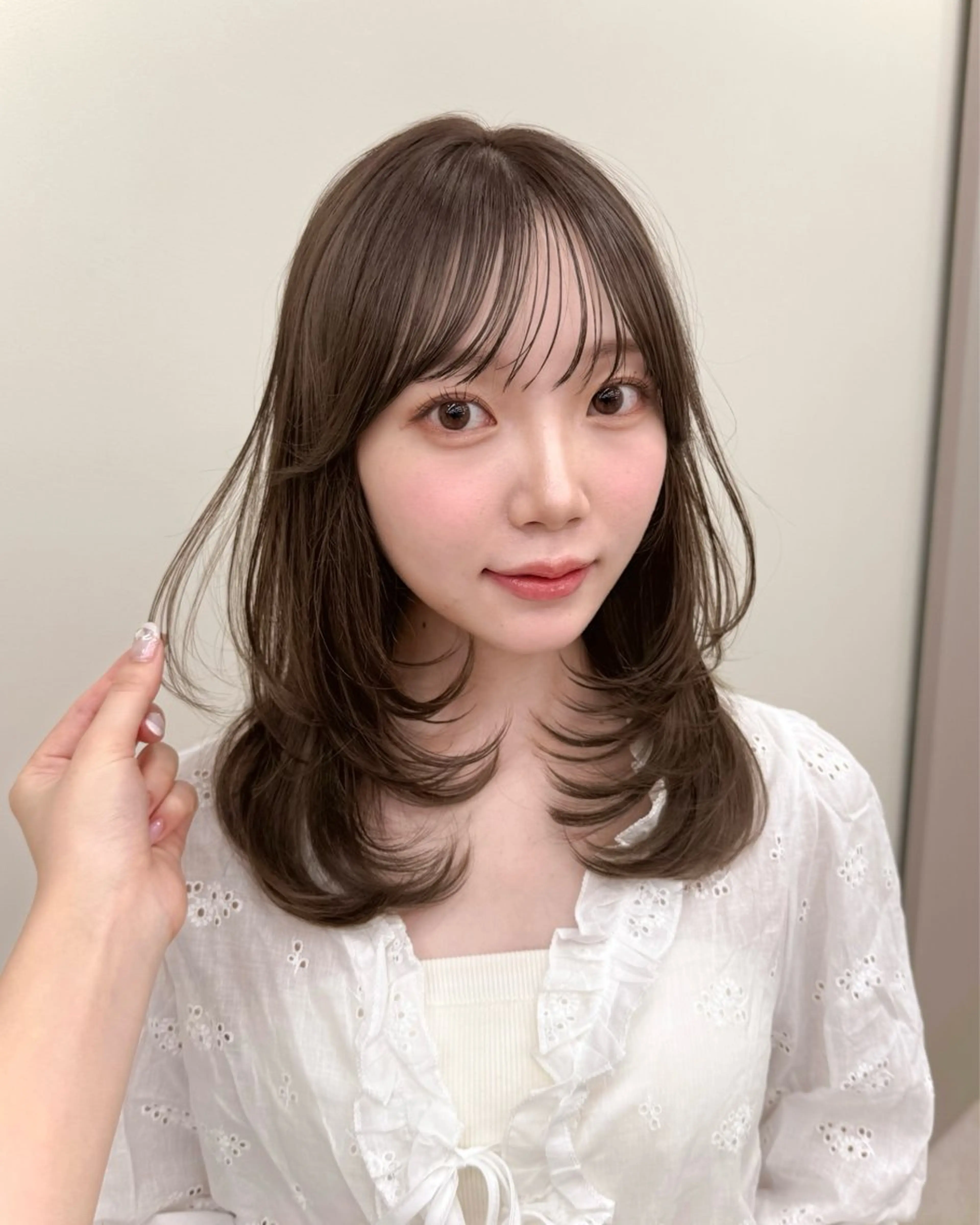 ミディアム レイヤーカット sora/レイヤー/ 似合わせカット🎀のヘアスタイル