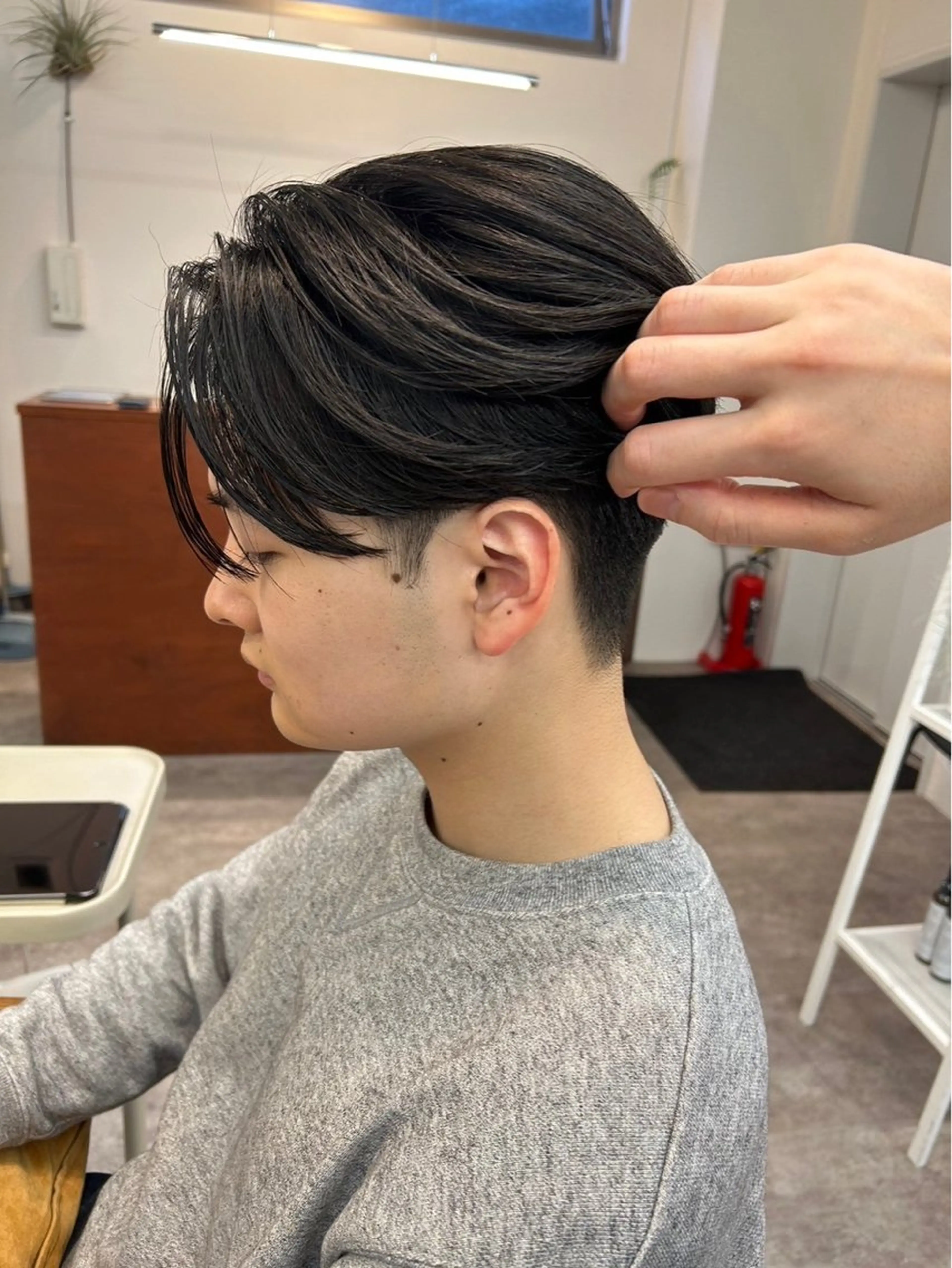 メンズ hana✂︎メンズ ニュアンスパーマのヘアスタイル