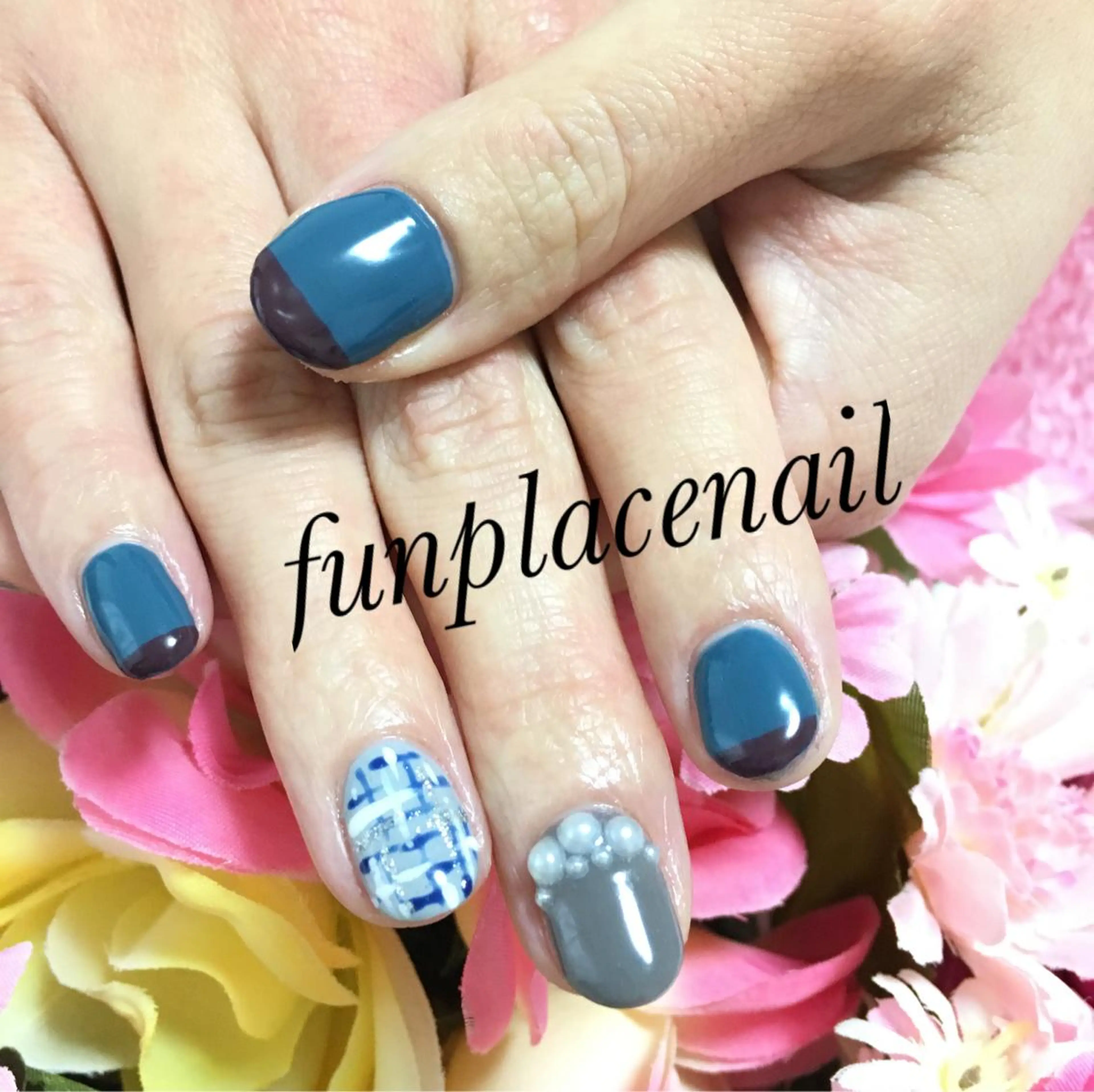 ネイル 持ち込み nail salon＆school felice所属・フェリーチェ瑞江店 新山のネイルデザイン
