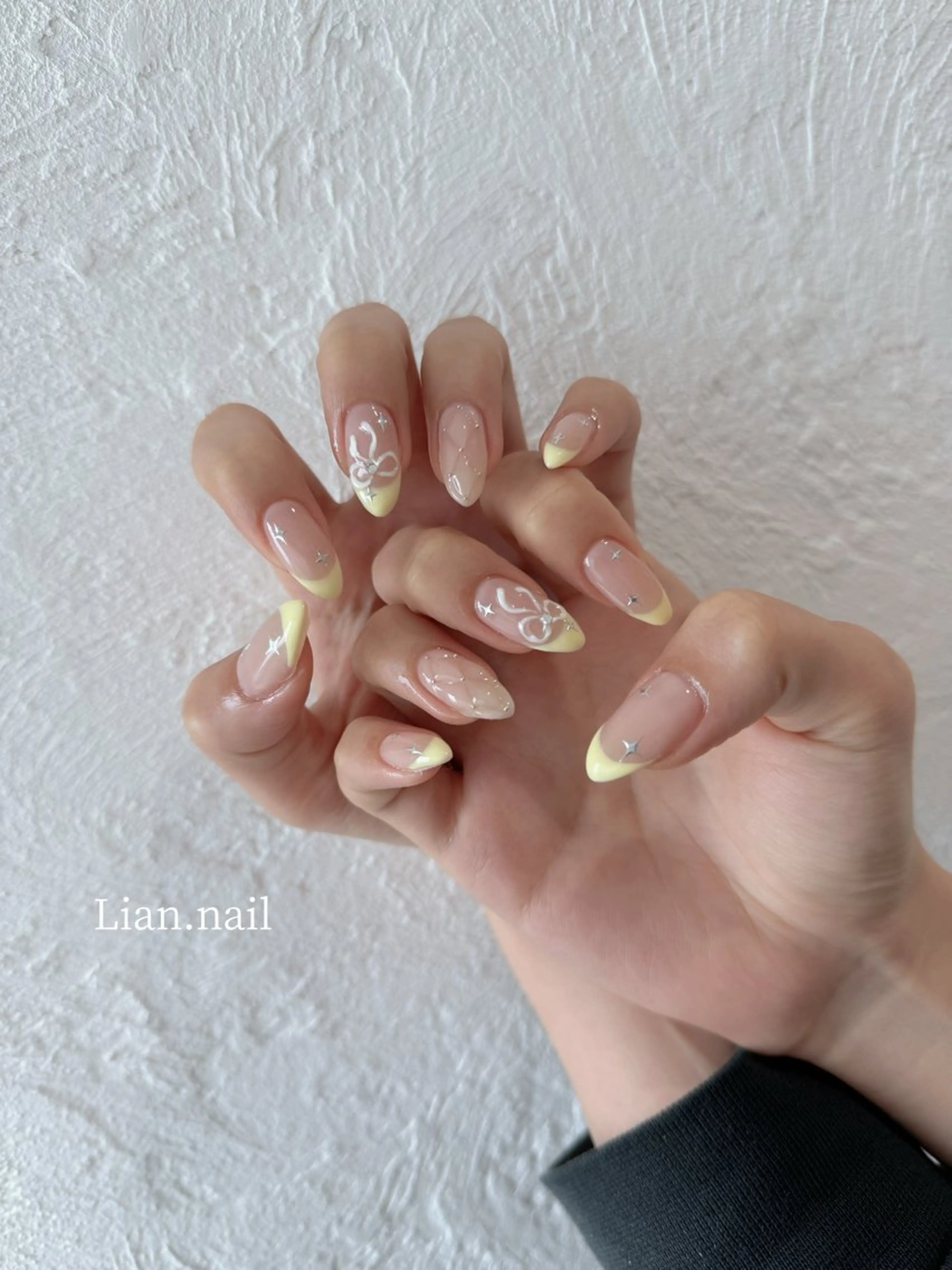 ミディアム ハンドネイル Lian nailのネイルデザイン