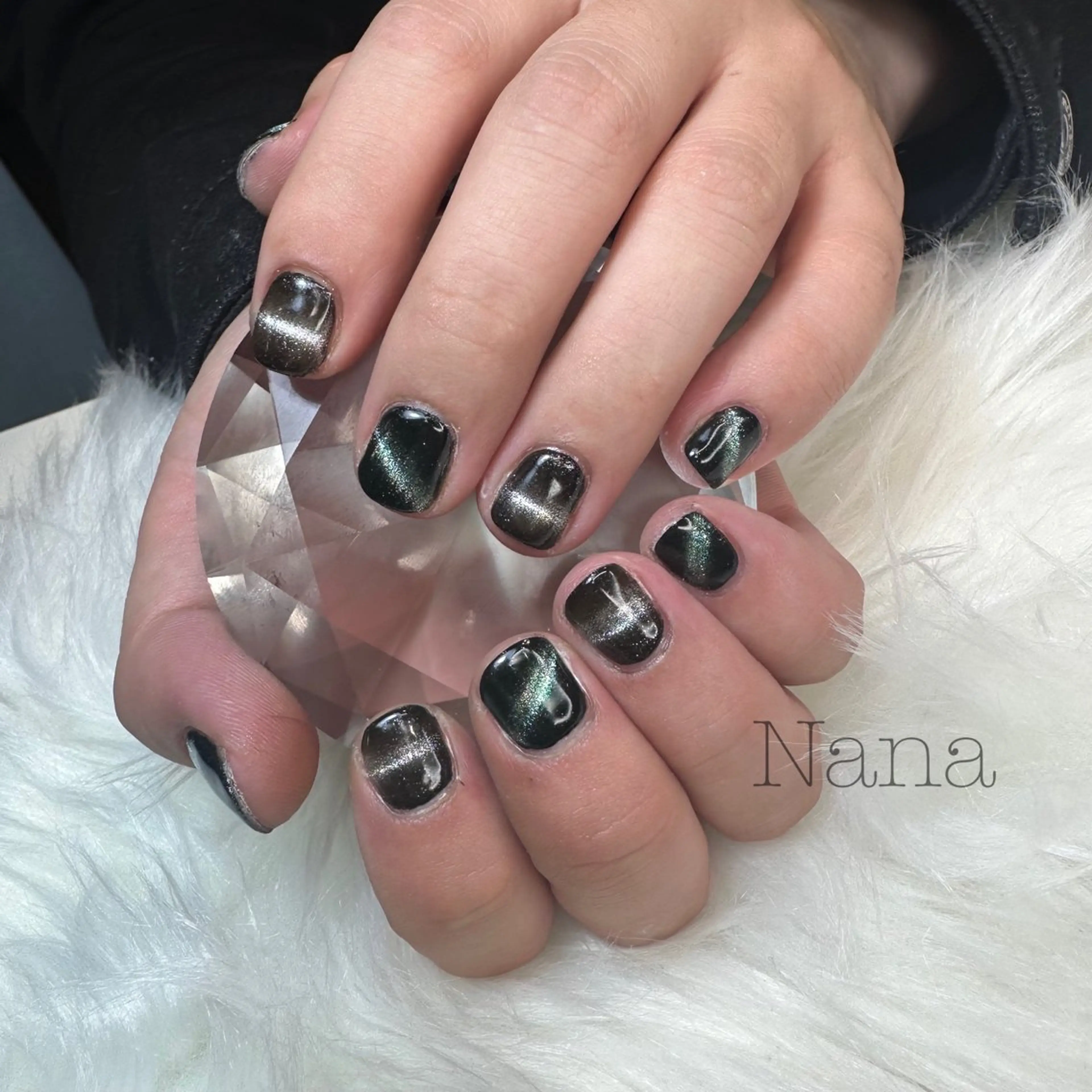 メンズ ネイル マグネットネイル ハンドネイル FAUSTO所属・Nailist 💟NANAのネイルデザイン
