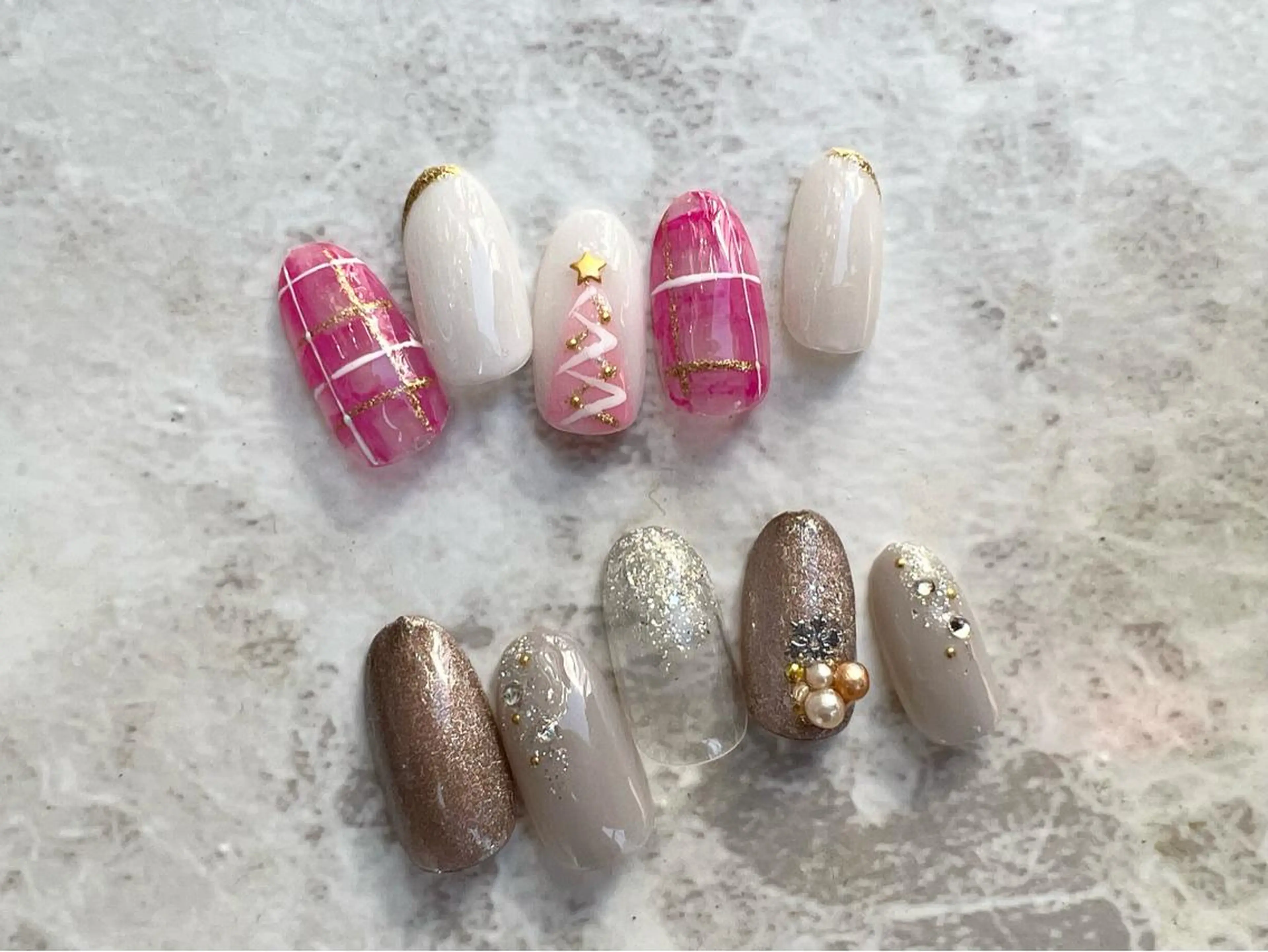 ネイル アートネイル ジェルネイル 韓国ネイル 持ち込み パラジェル ハンドネイル nail salon mieux(ミュー)のネイルデザイン