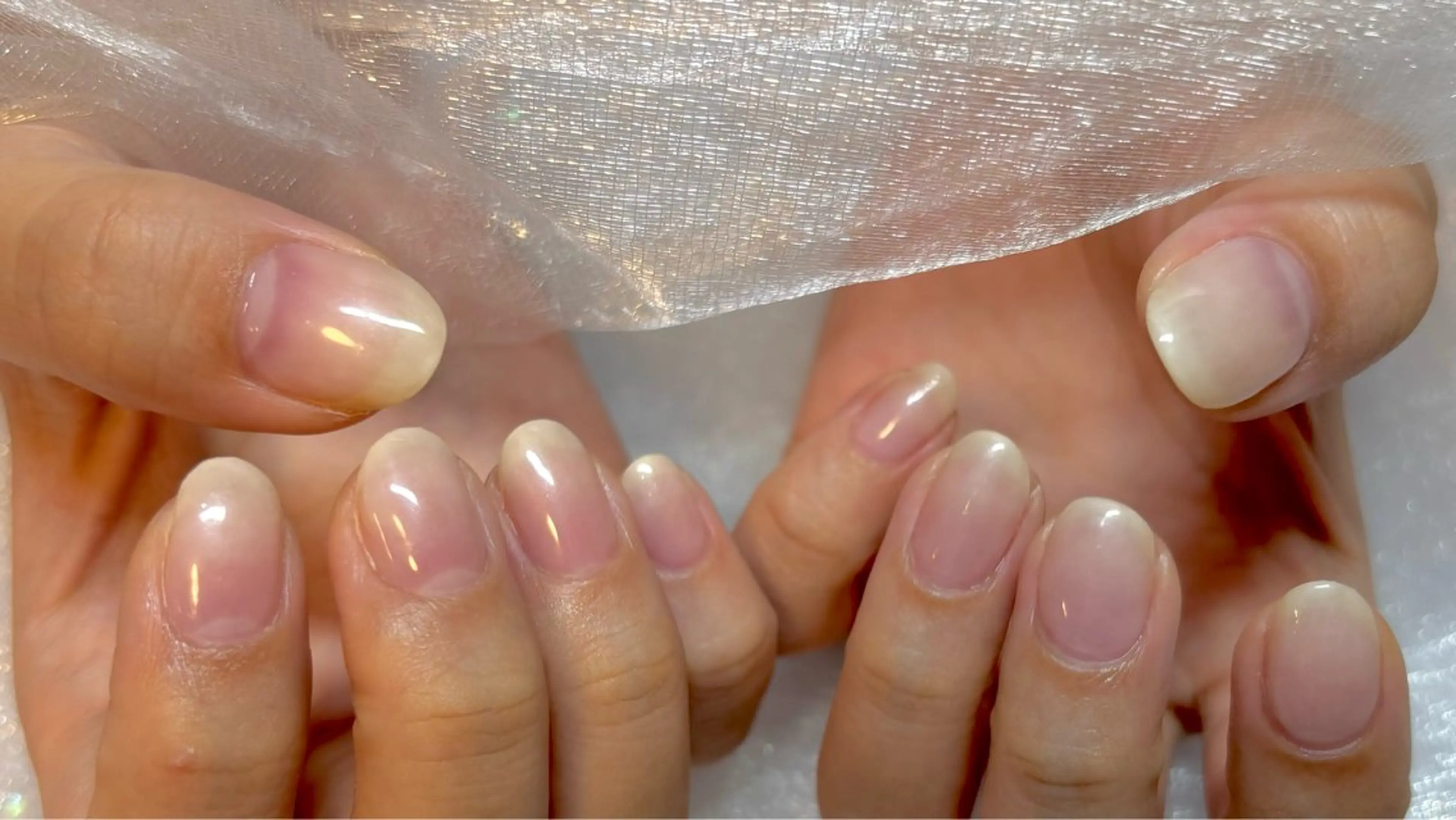 練習モデル価格💫オフなし💫フレンチ・グラデーションネイル 💅の写真