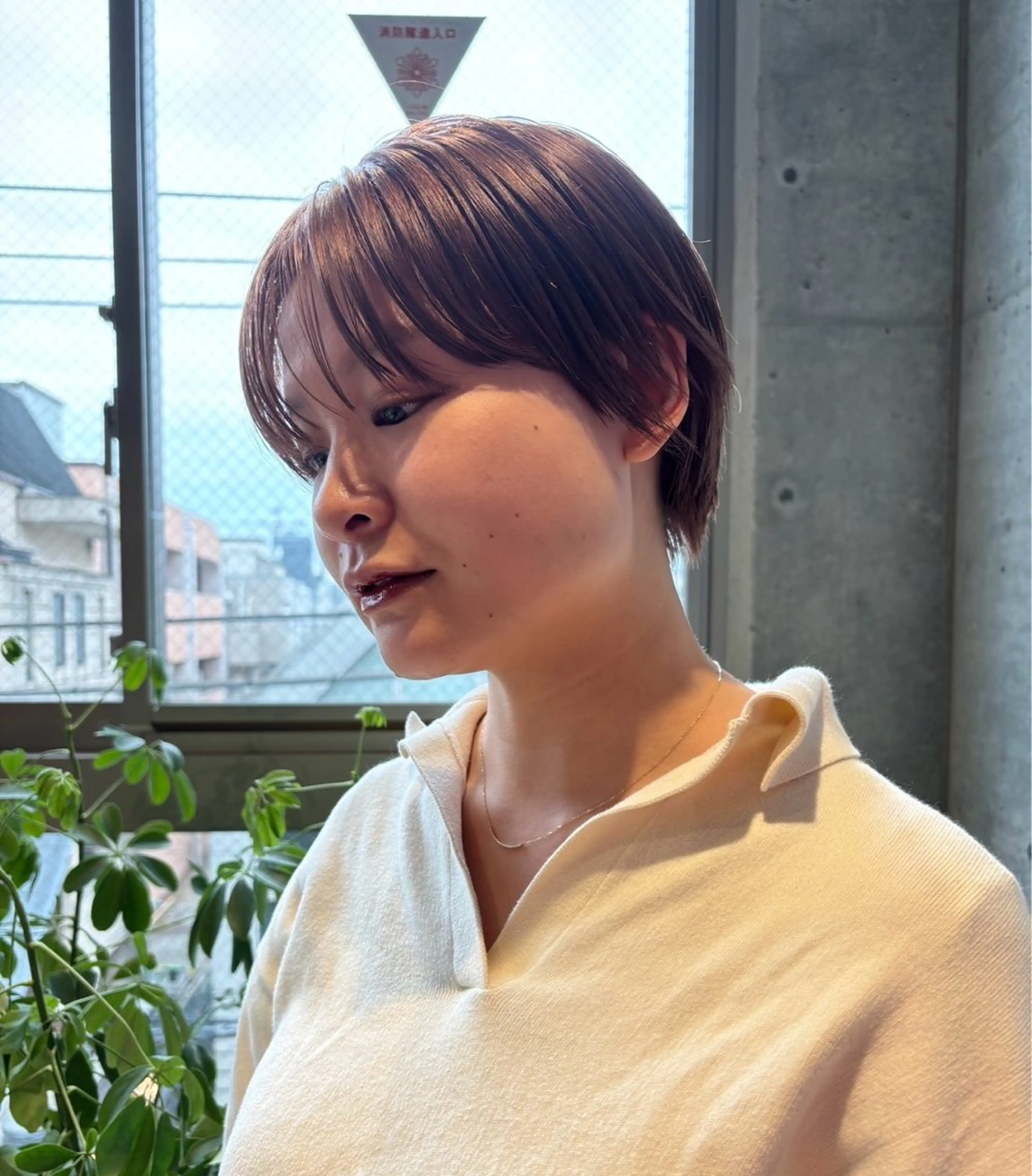 ショート 傷ませないカラー・ ボブ・リクト💥のヘアスタイル