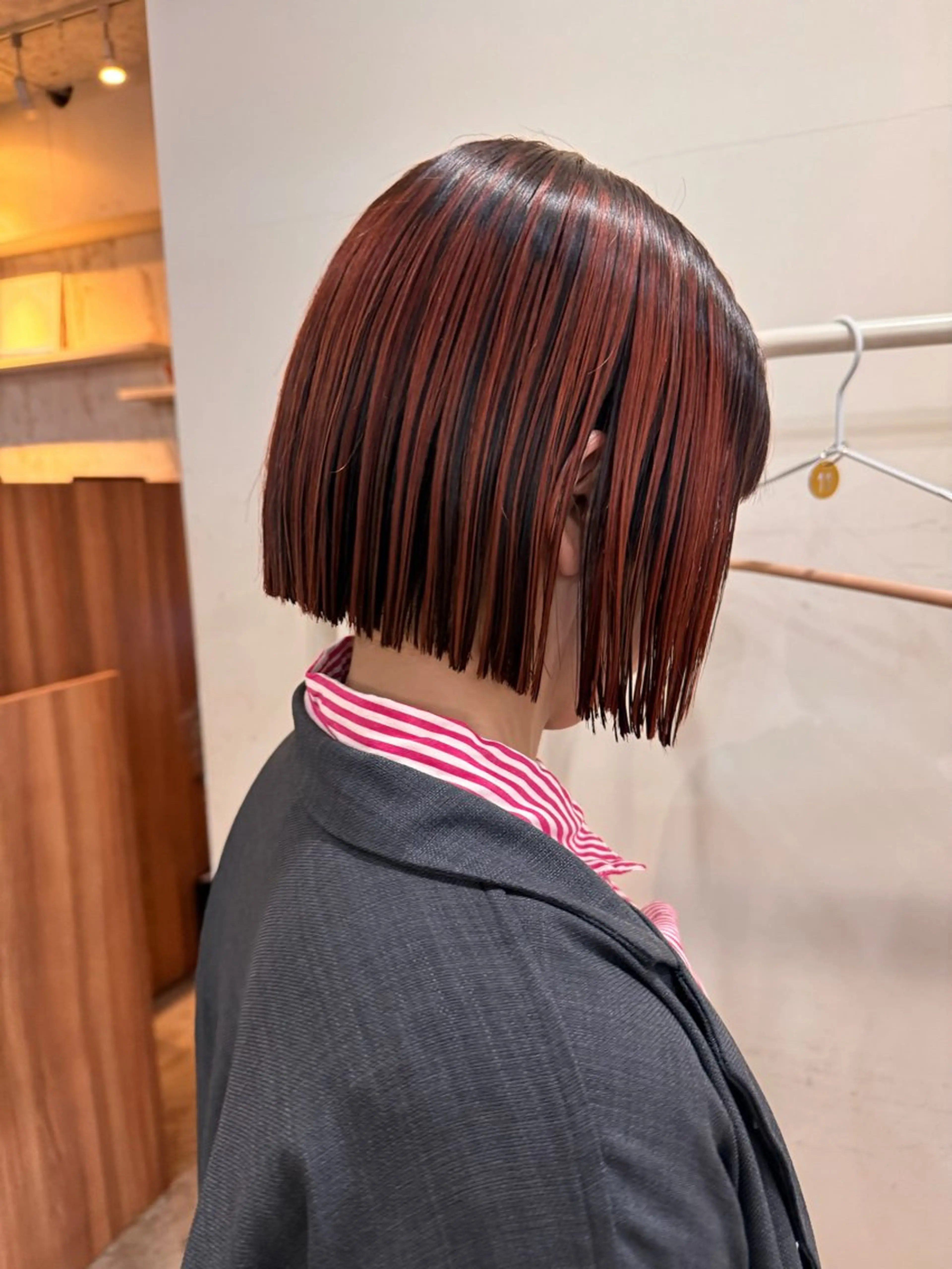 ショート カラー yuuka/ボブ/ダ ブルカラー/髪質改善のヘアスタイル