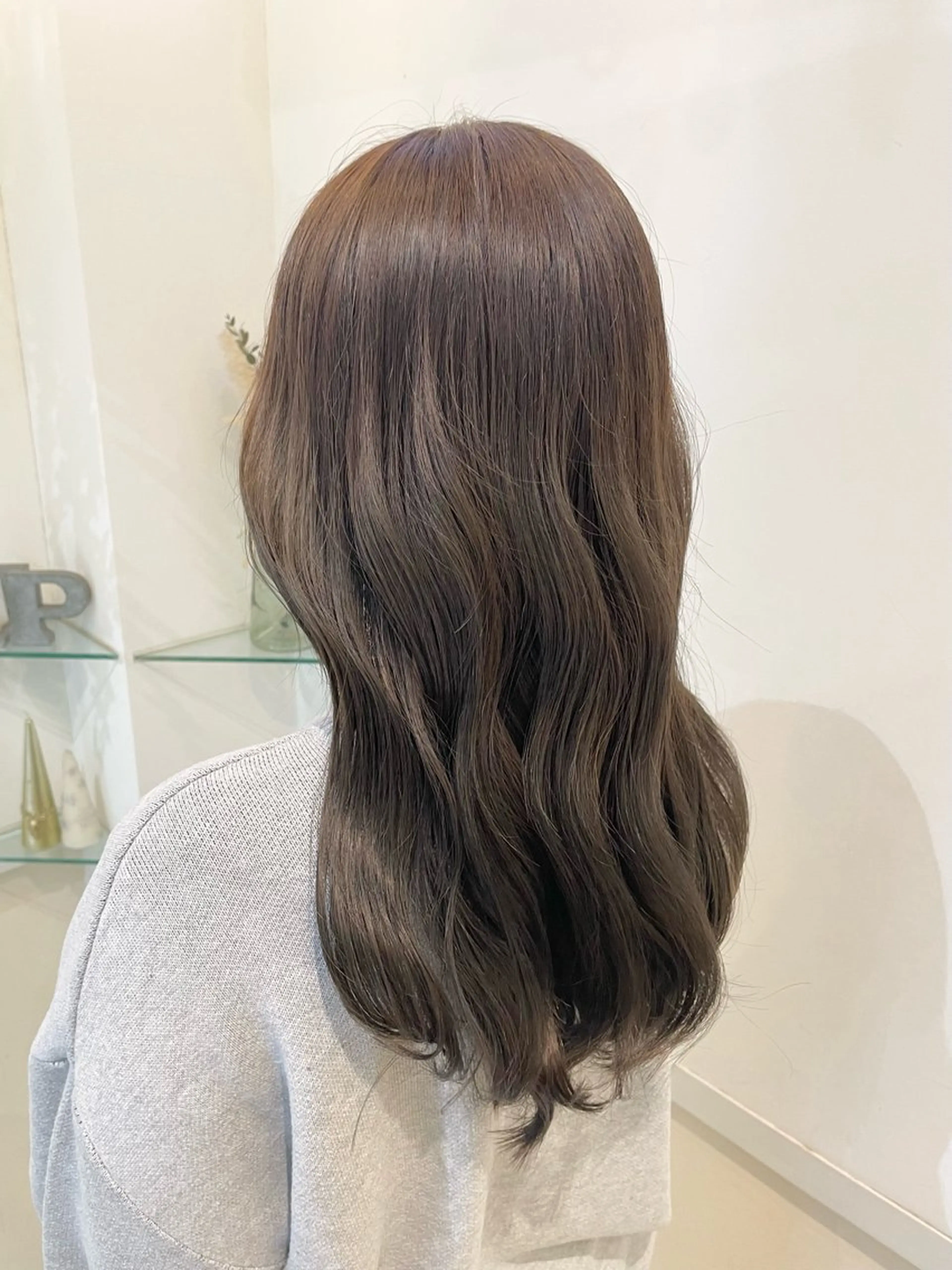 ロング カラー カット ヘアカラー トリートメント 髪質改善カラー🤍 エクステ✨君島由実子のヘアスタイル