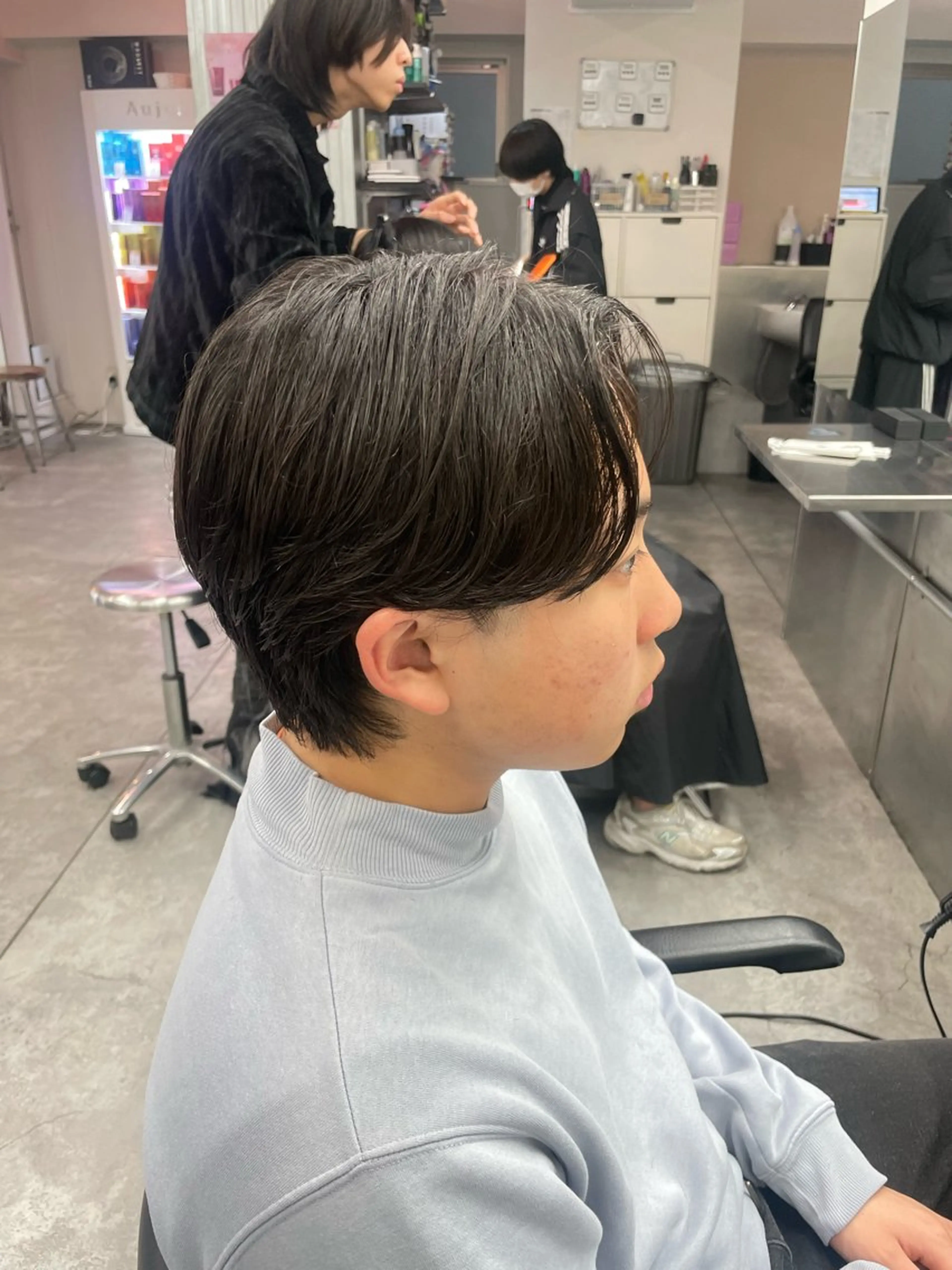 パーマ メンズ カット パーマ メンズ特化✨️ 韓国風パーマ🔥一八のヘアスタイル