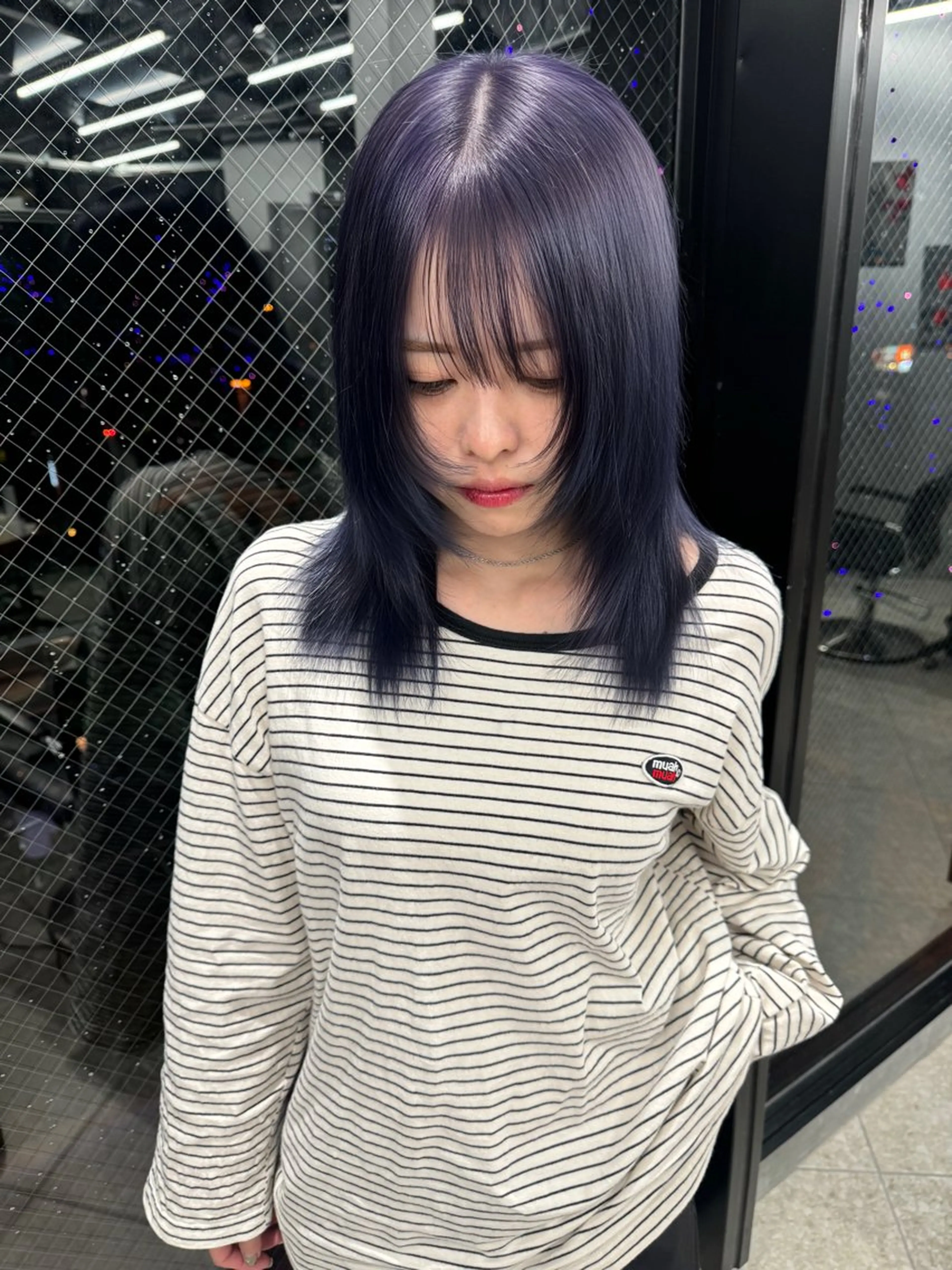 ロング カラー ヘアカラー PELE ハイトーン RIMUのヘアスタイル