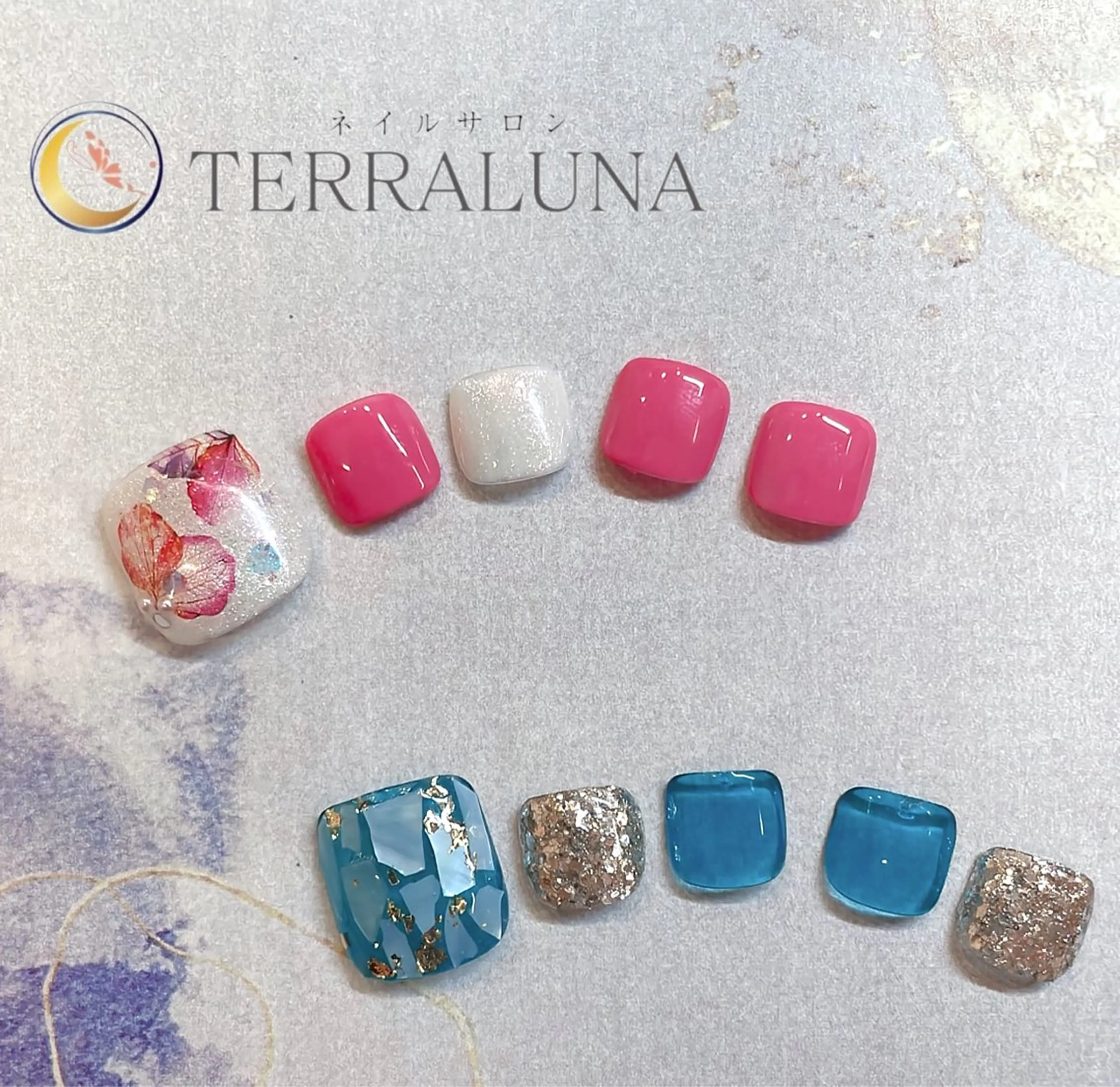 ネイル Aube Nail 佐藤のネイルデザイン