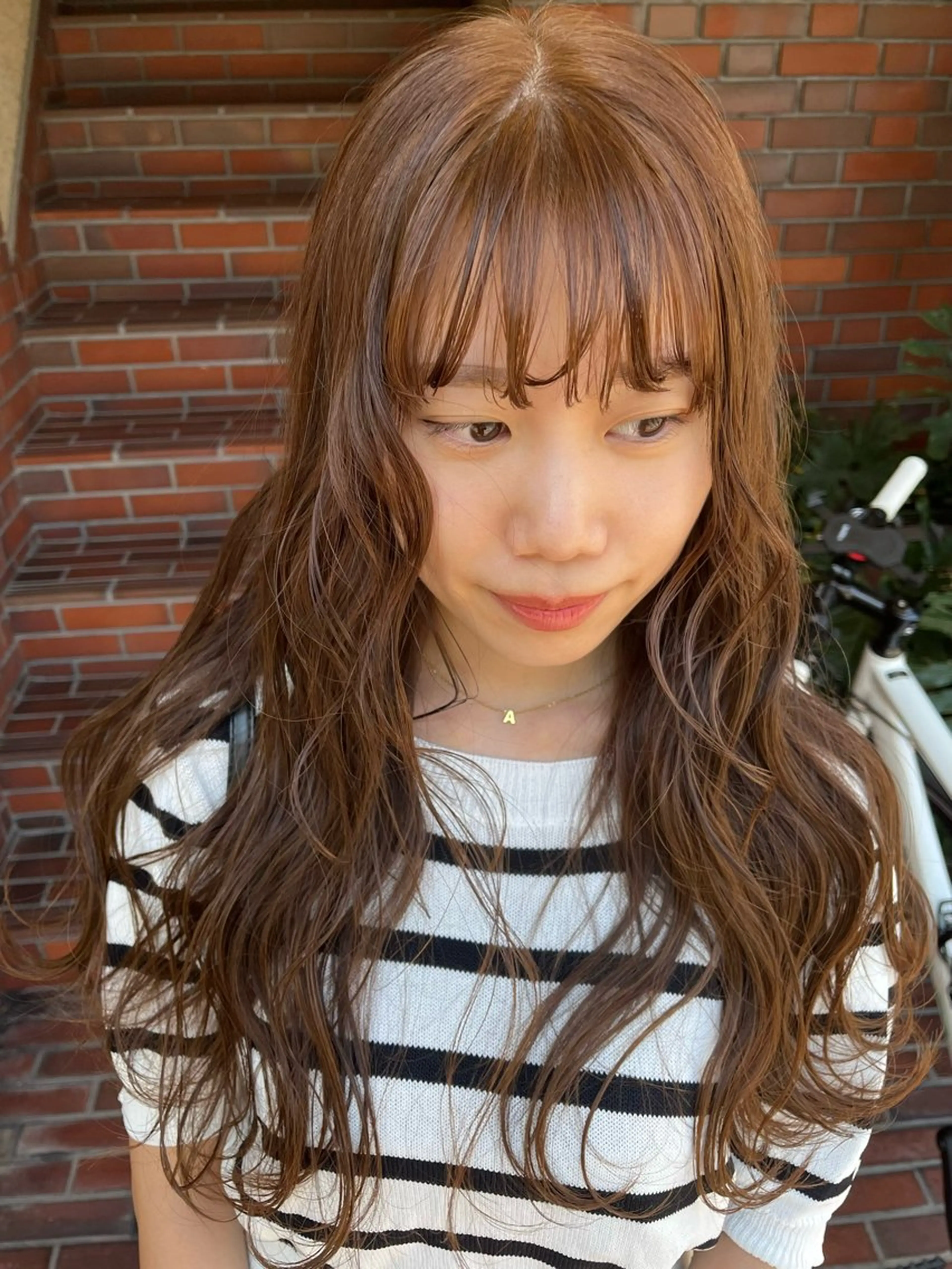 カラー ブリーチ ブリーチなしカラー 凜 (りん)のヘアスタイル
