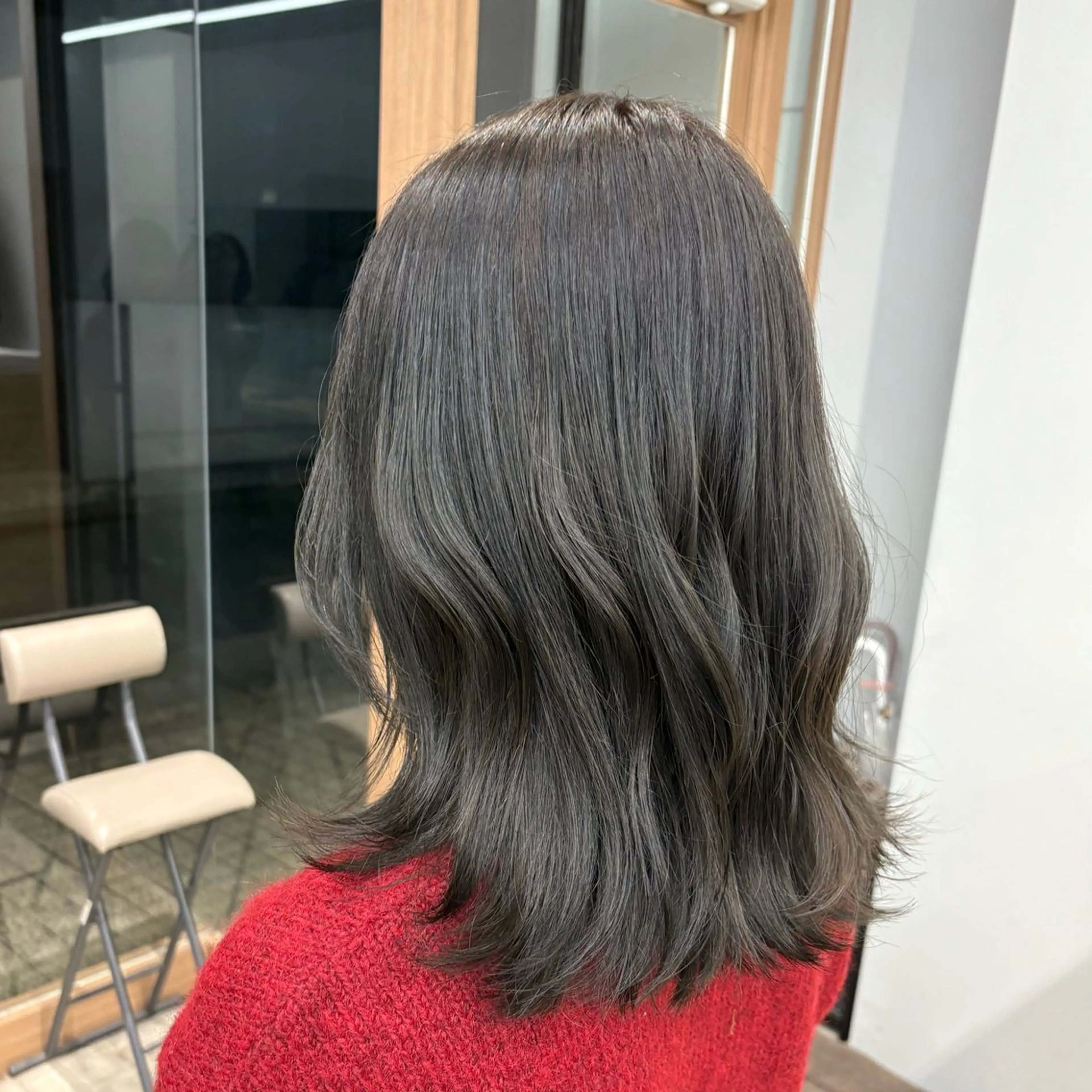 ミディアム Libero 柏 RIO🖤⋆͛*͛のヘアスタイル