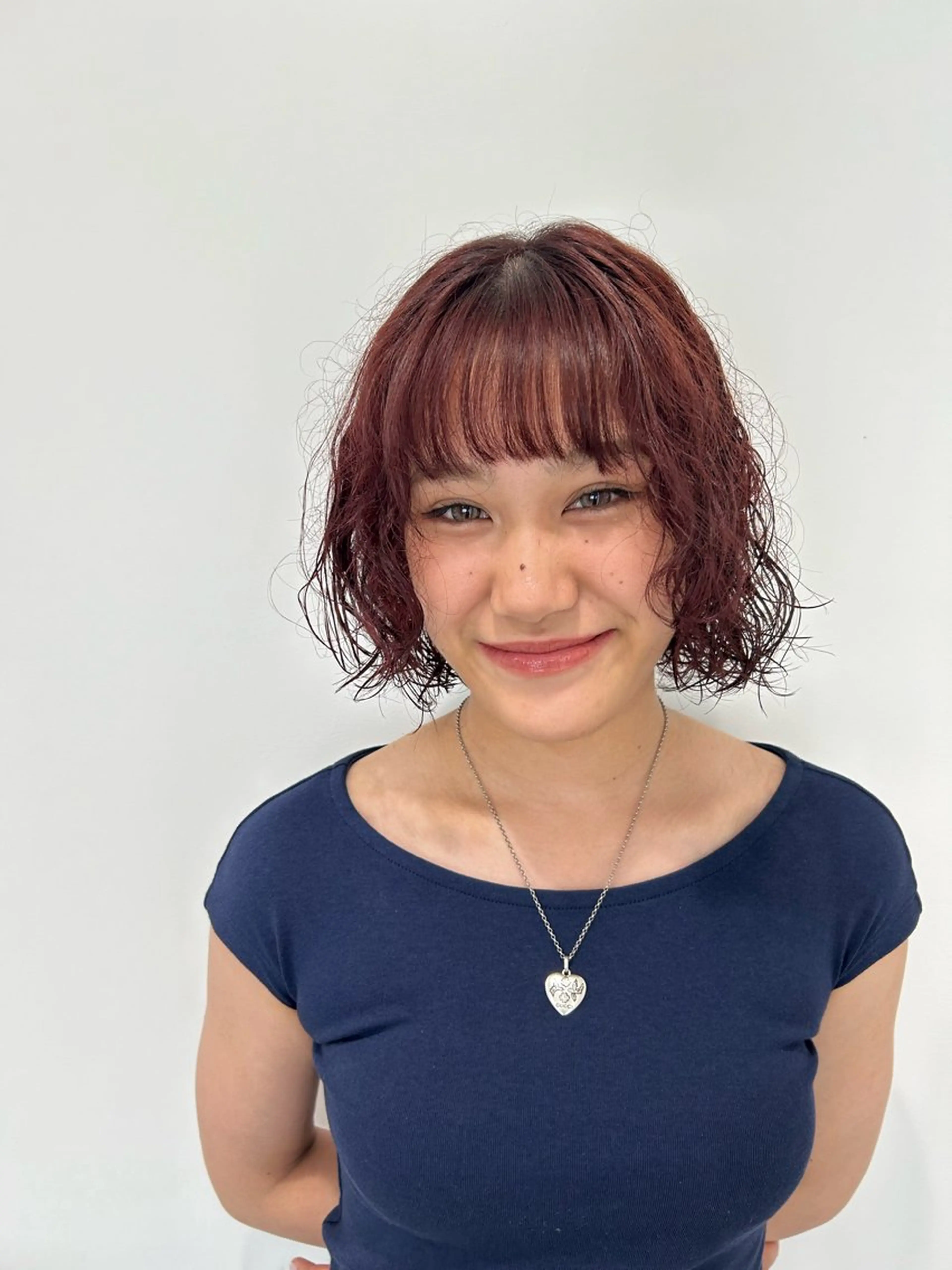 ショート カラー 愛結 暖色カラー🎀🩰のヘアスタイル