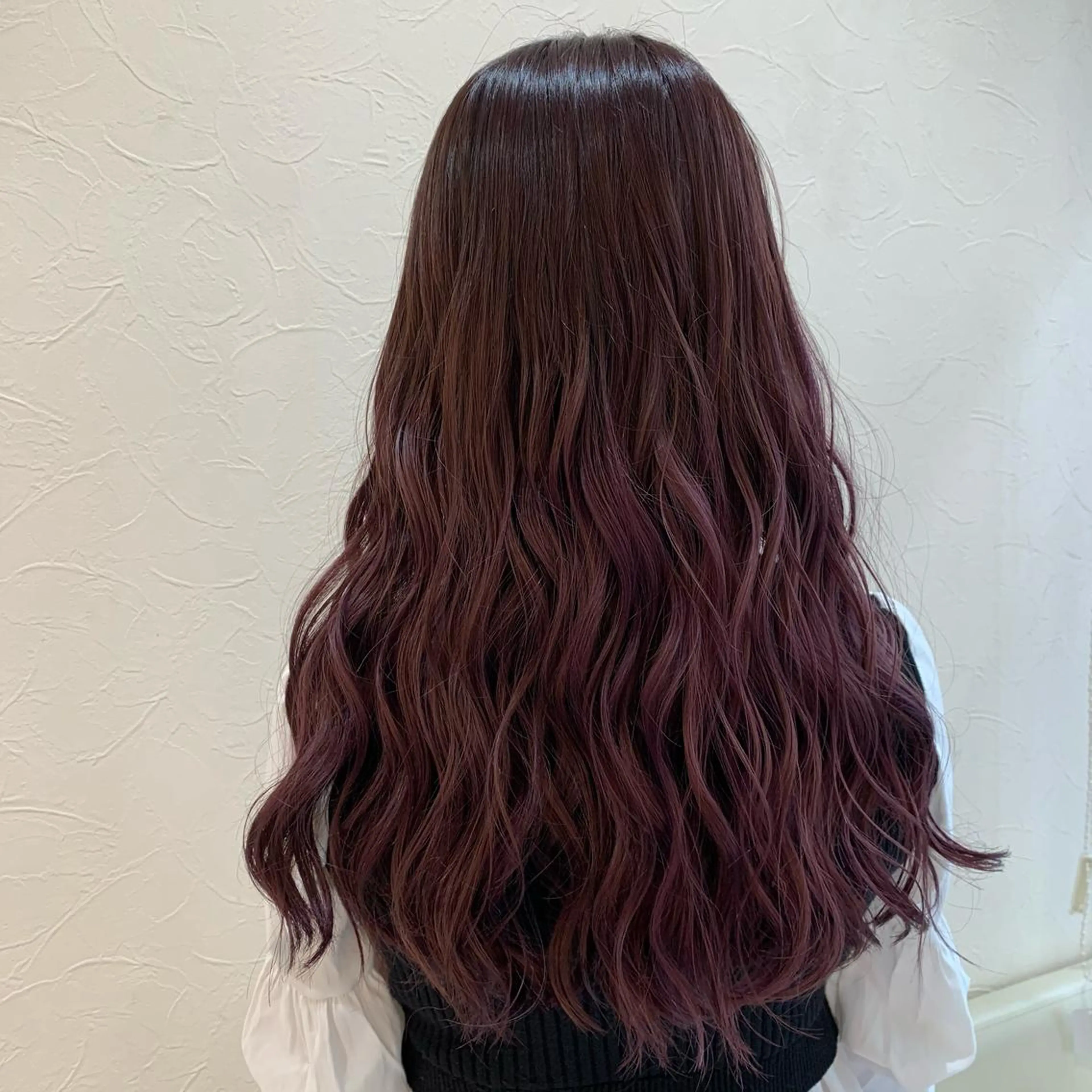 ロング ヘアカラー トリートメント 店長ハイトーンカラー 柞山史奈のヘアスタイル