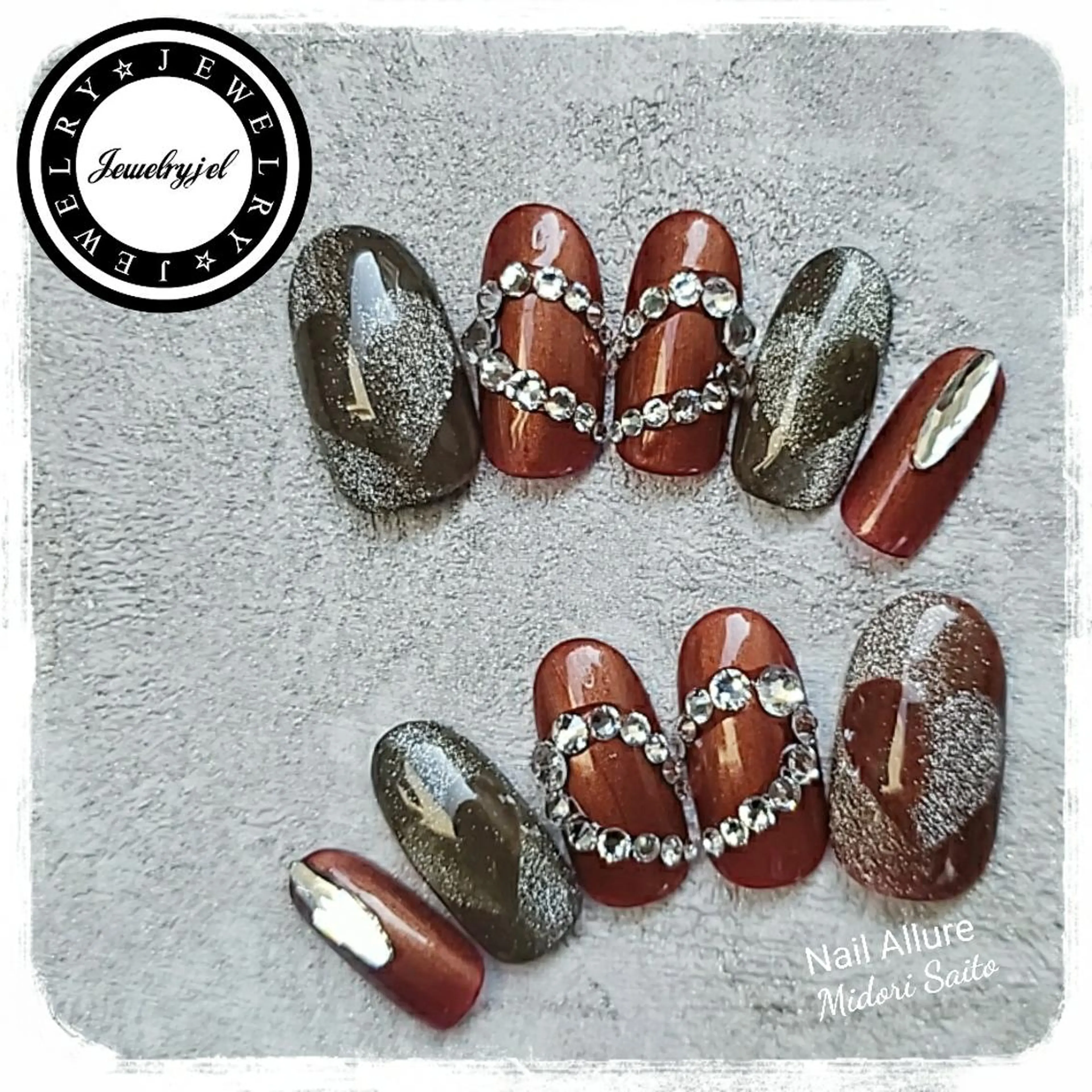 ネイル ハート バレンタイン Nail Allure(ネイル アルーア)所属・Nail Allureのネイルデザイン