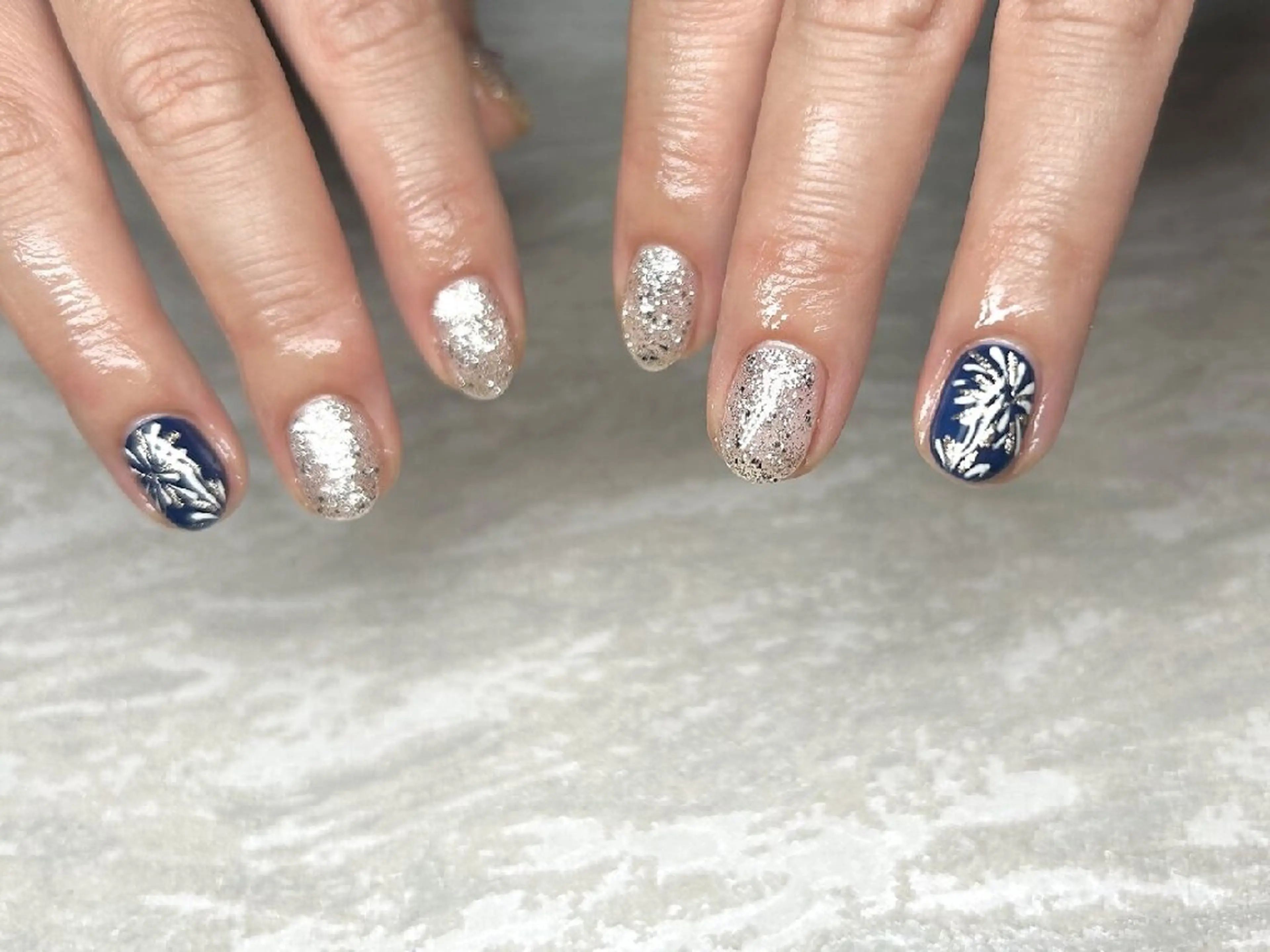 ネイル アートネイル 入学式 卒業式 韓国ネイル 持ち込み ハンドネイル JULIE NAILのネイルデザイン