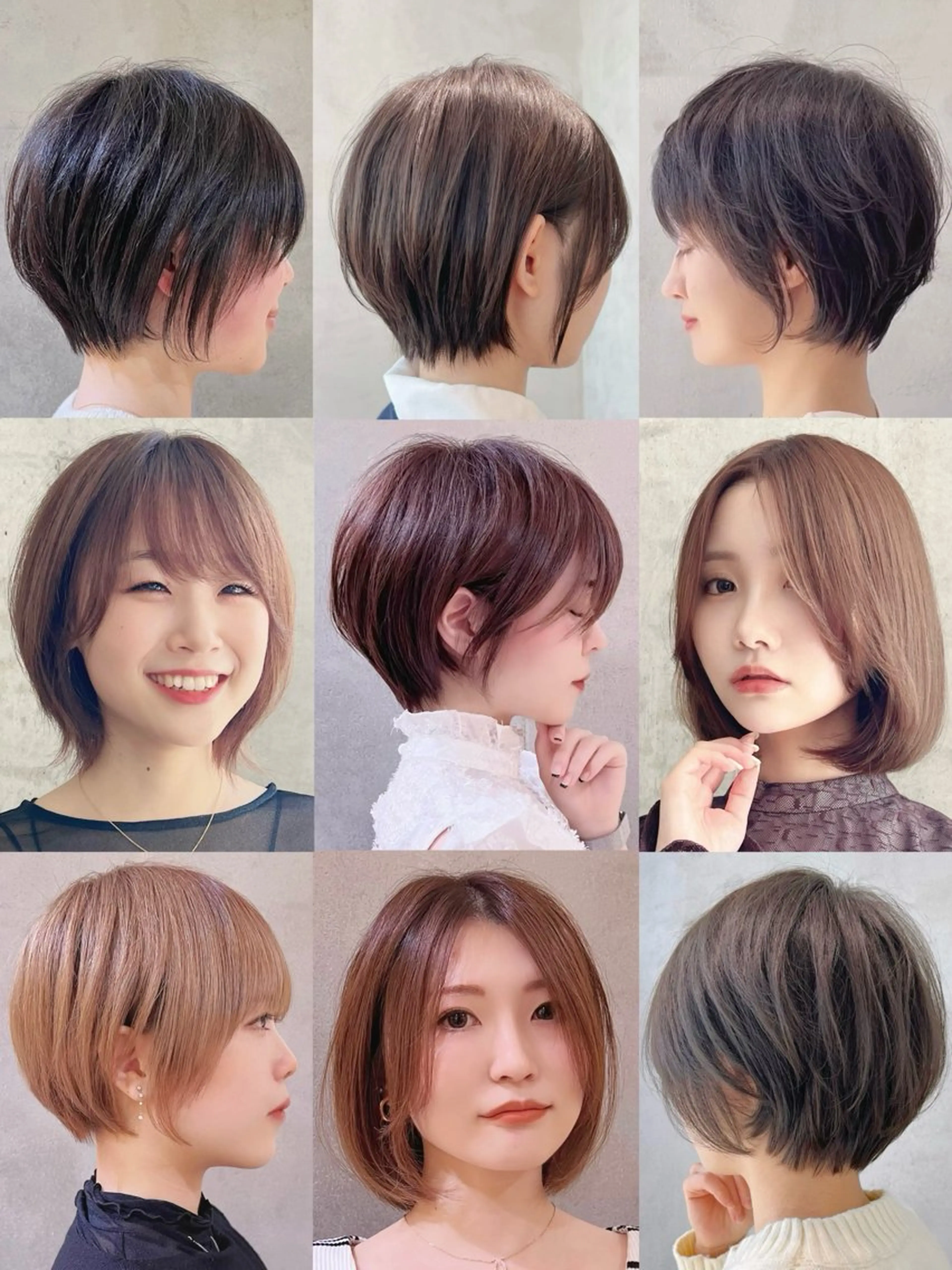ショート Say.石川葵 ショートボブ前髪のヘアスタイル