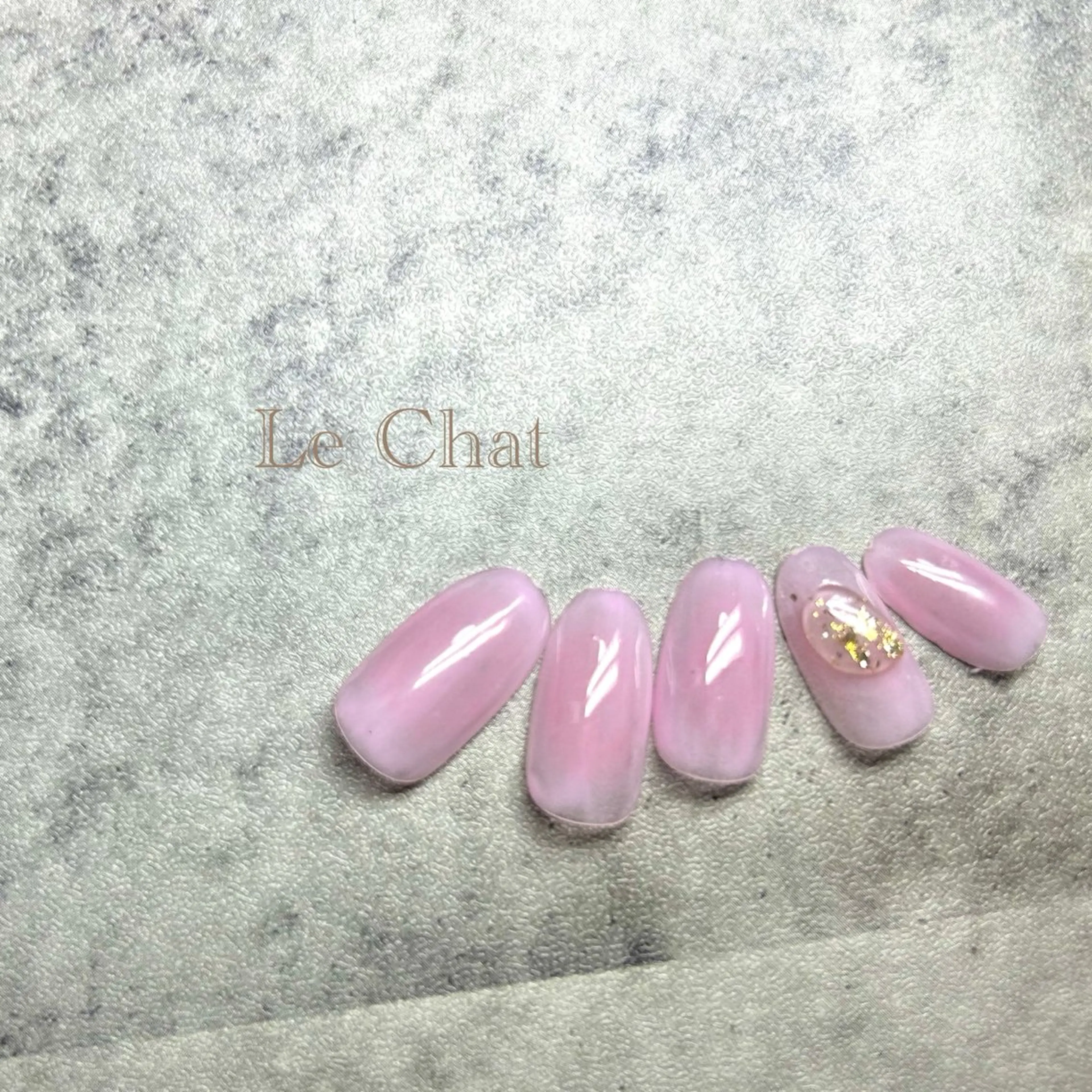 ネイル シンプルネイル ハンドネイル Le Chat ASUKAのネイルデザイン