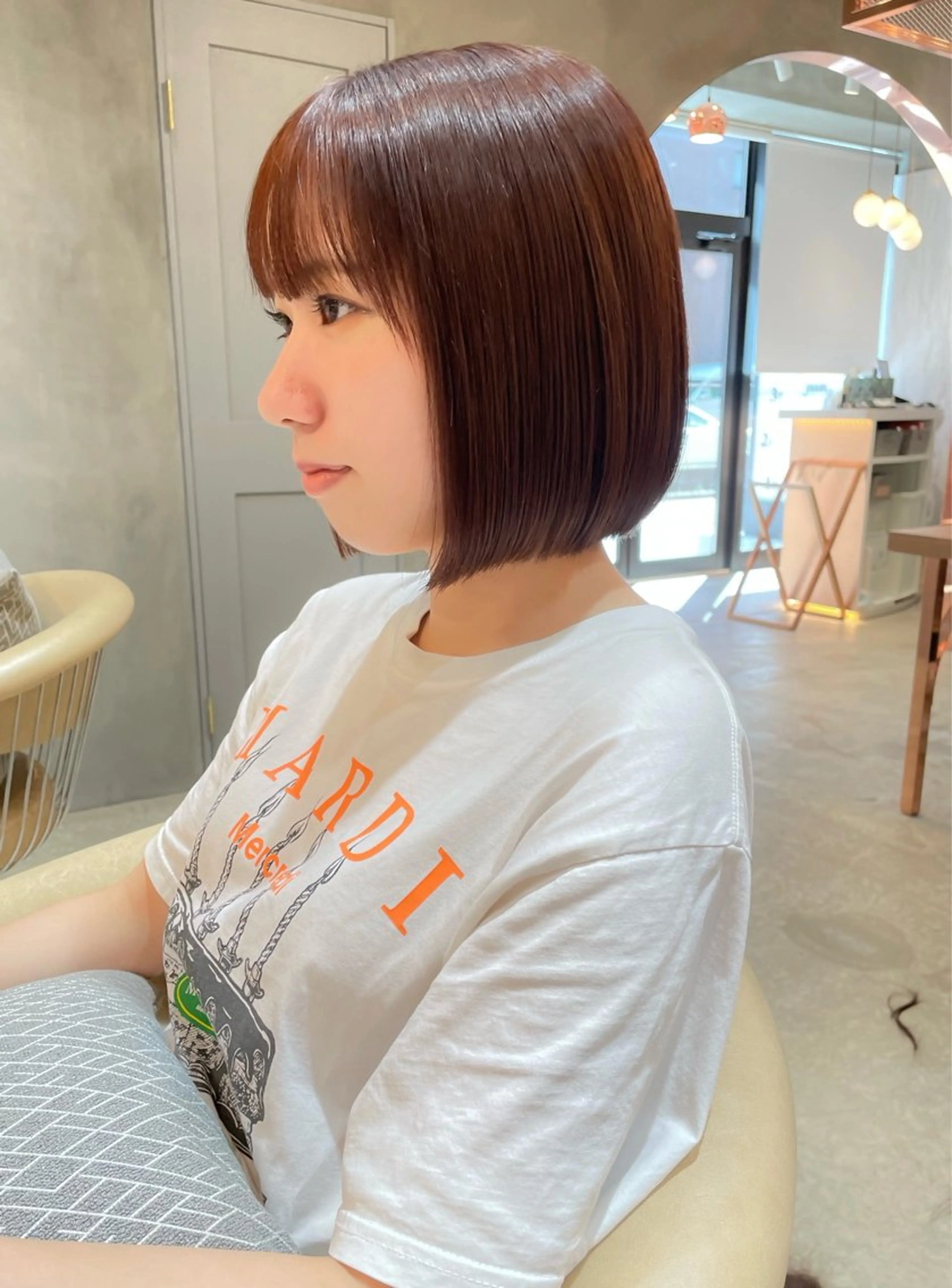 ショート カット ヘアカラー トリートメント 🌹ボブ/髪質改善 韓国レイヤー🌹澤口のヘアスタイル
