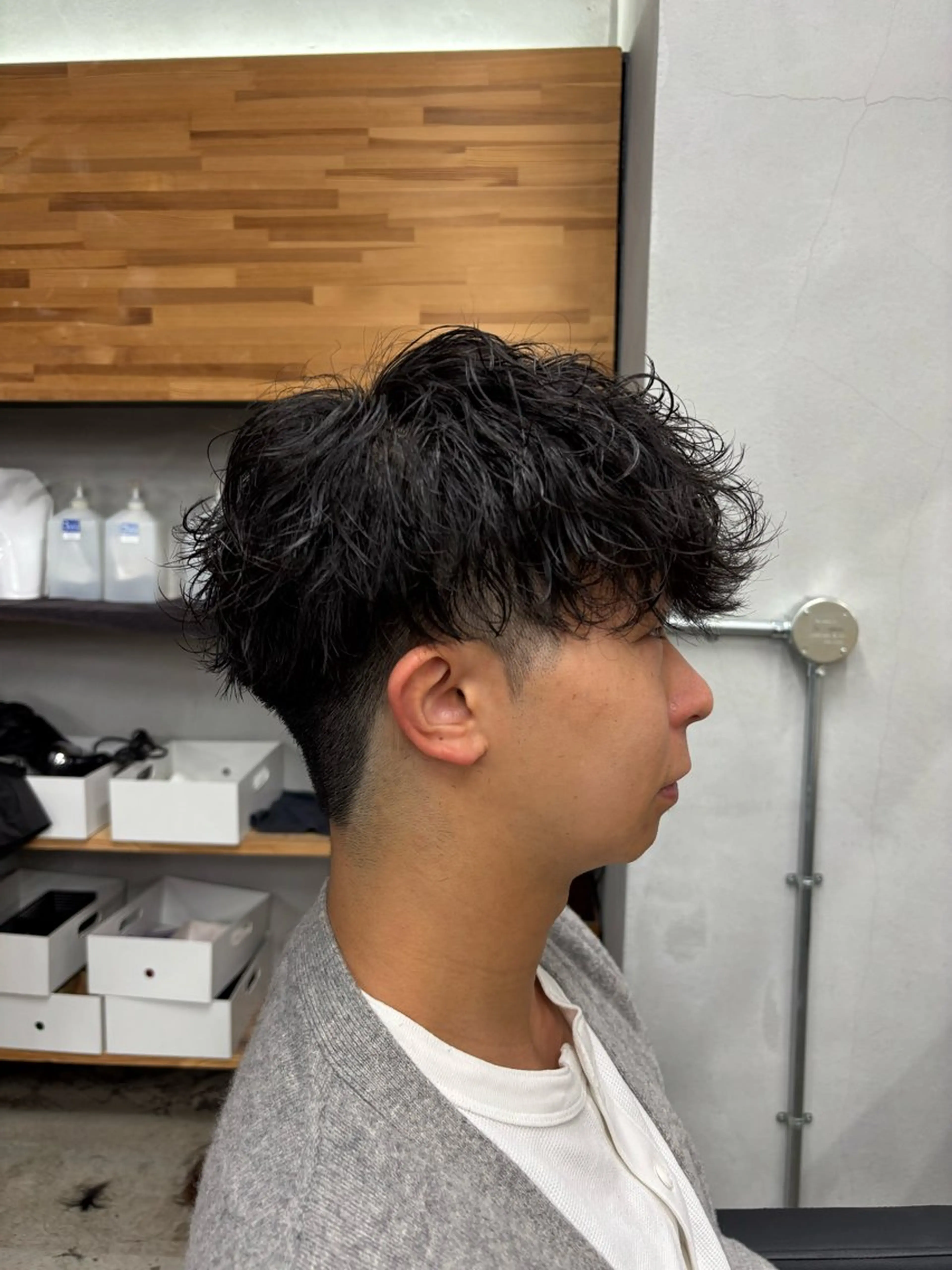 パーマ メンズ カット パーマ mono / Manatoのヘアスタイル