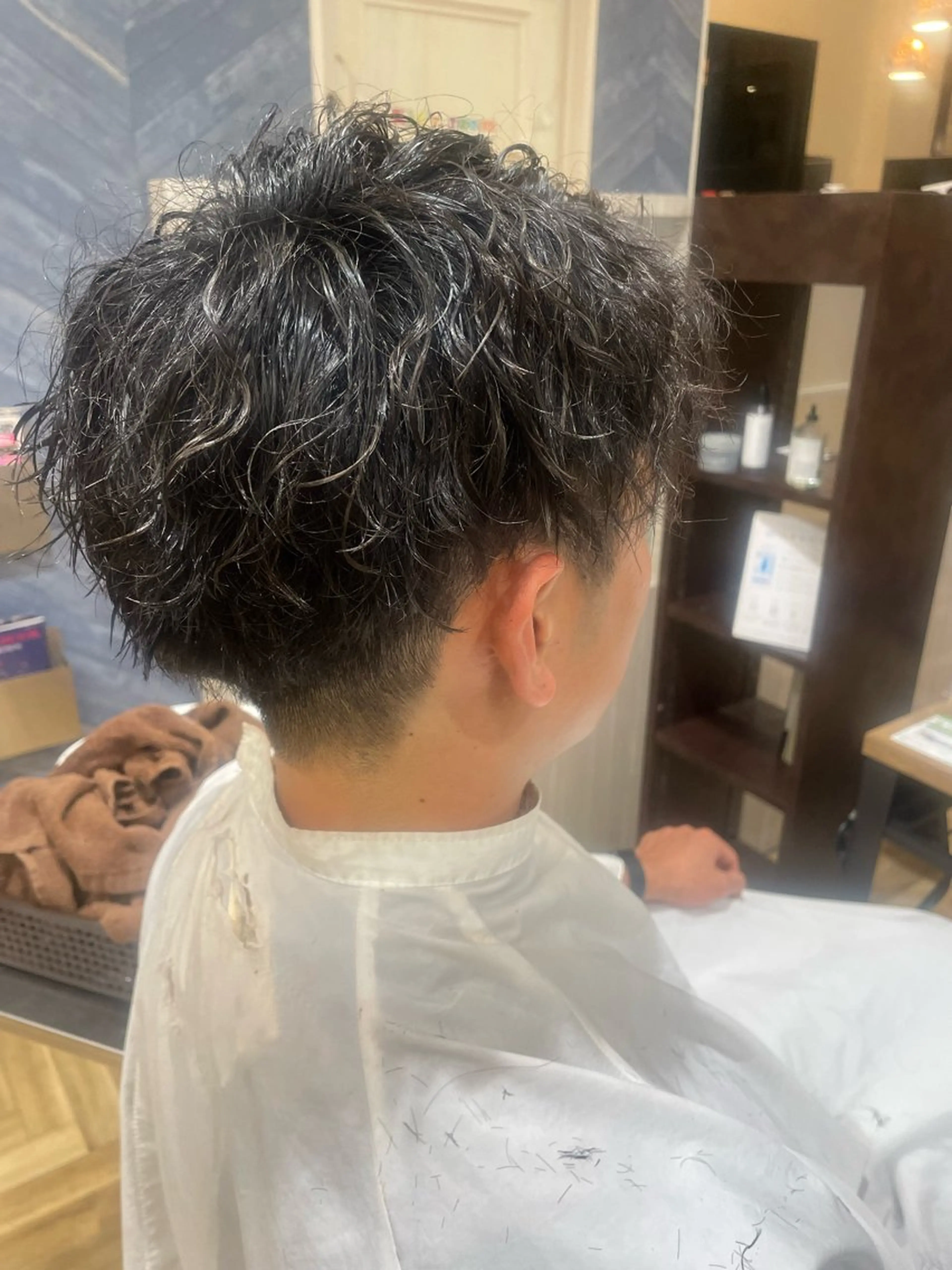 パーマ カット パーマ 中村 誠也のヘアスタイル