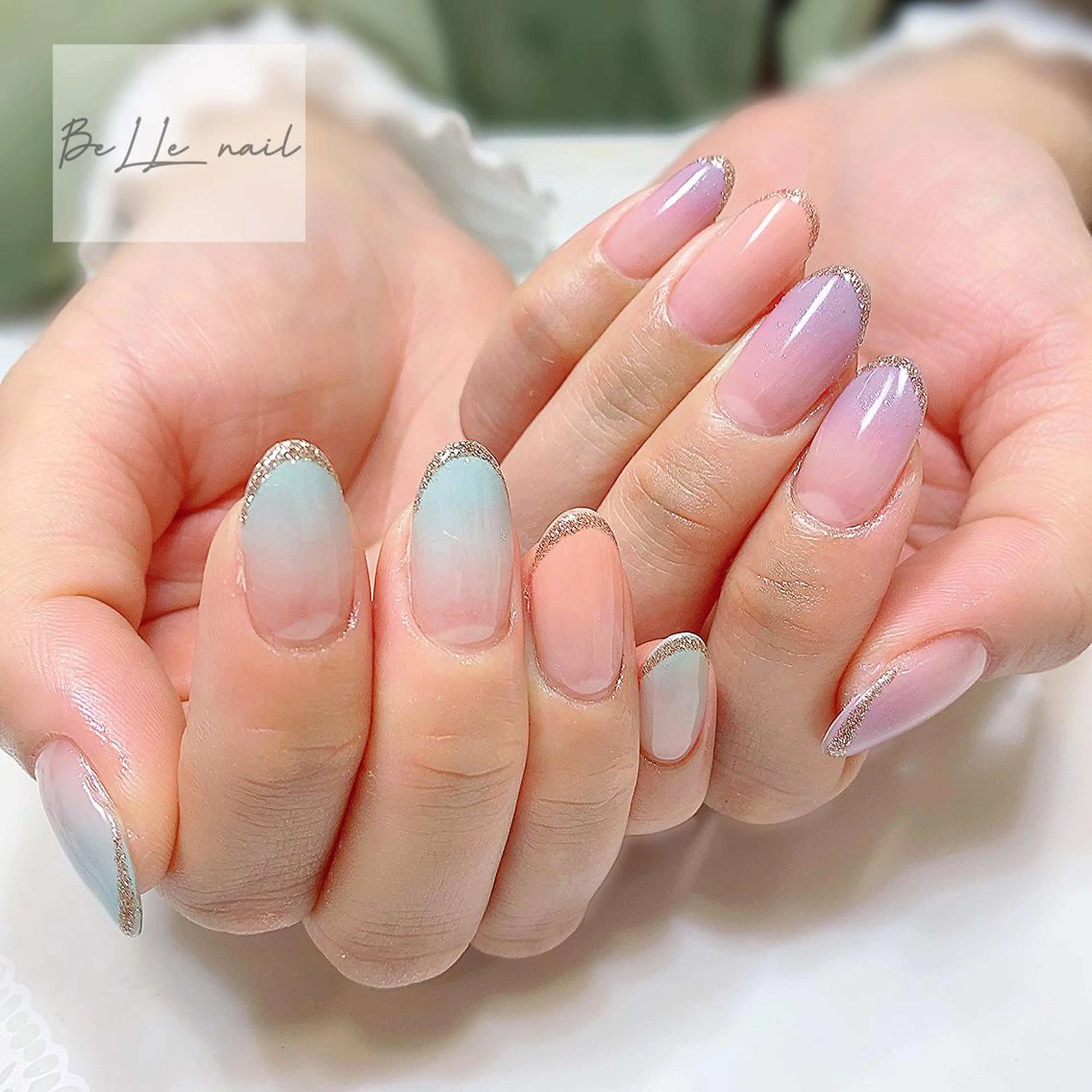 ネイル グラデーション ハンドネイル BeLLe nailのネイルデザイン