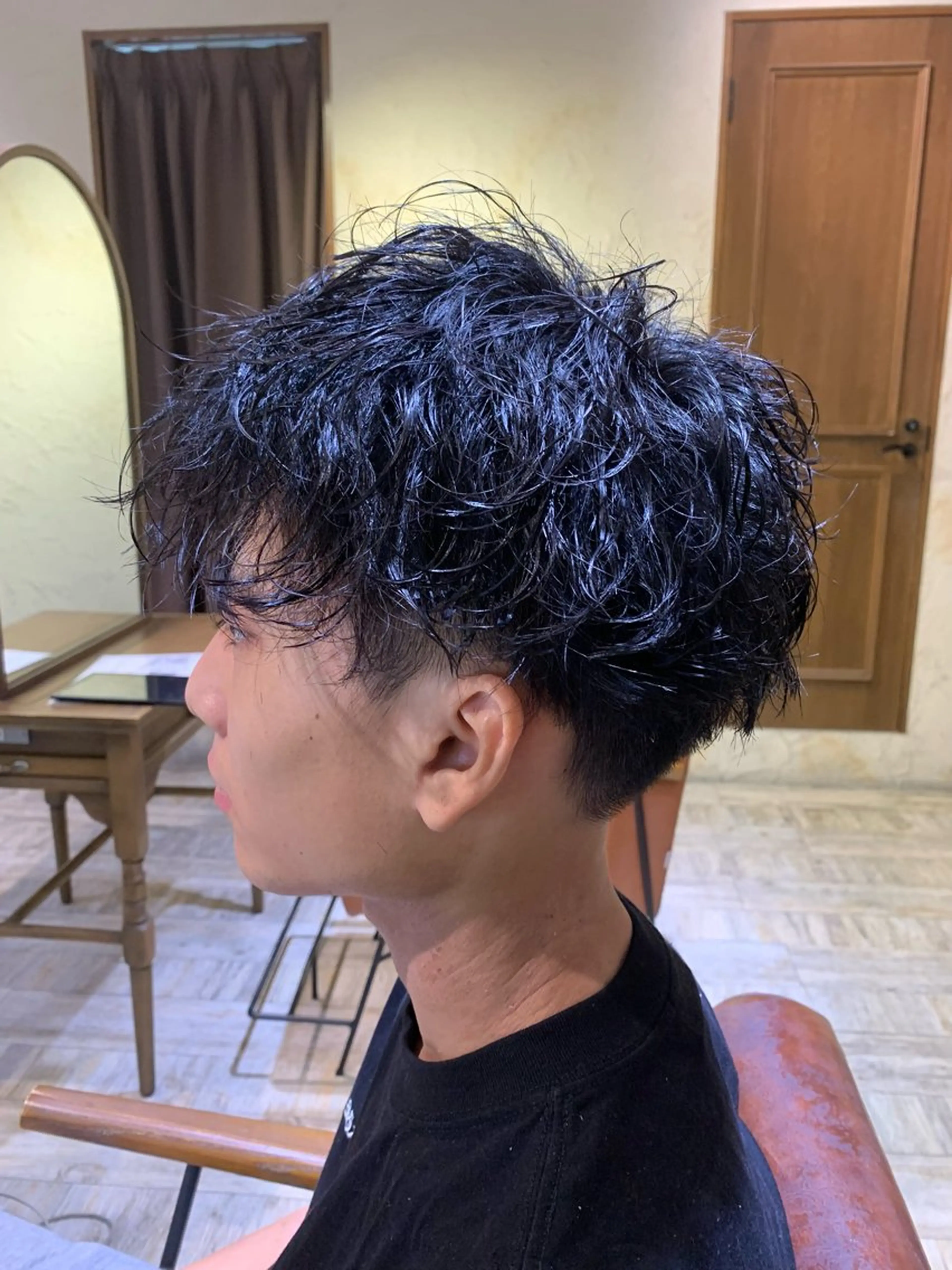 ショート パーマ メンズ メンズパーマ 西村　弘輝 パーマ/艶髪カラーのヘアスタイル
