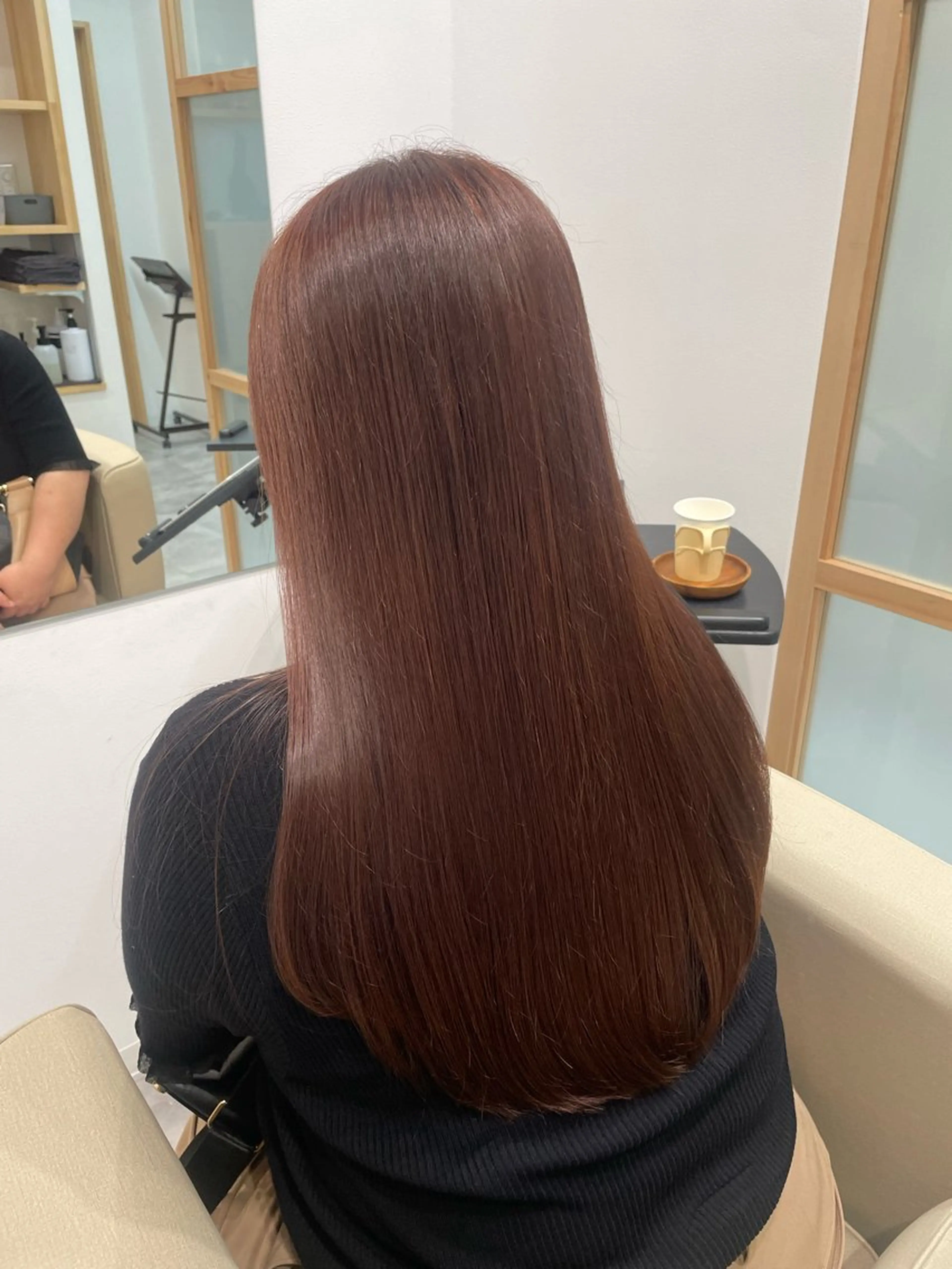 ロング カット ヘアカラー トリートメント 村上 祐香のヘアスタイル