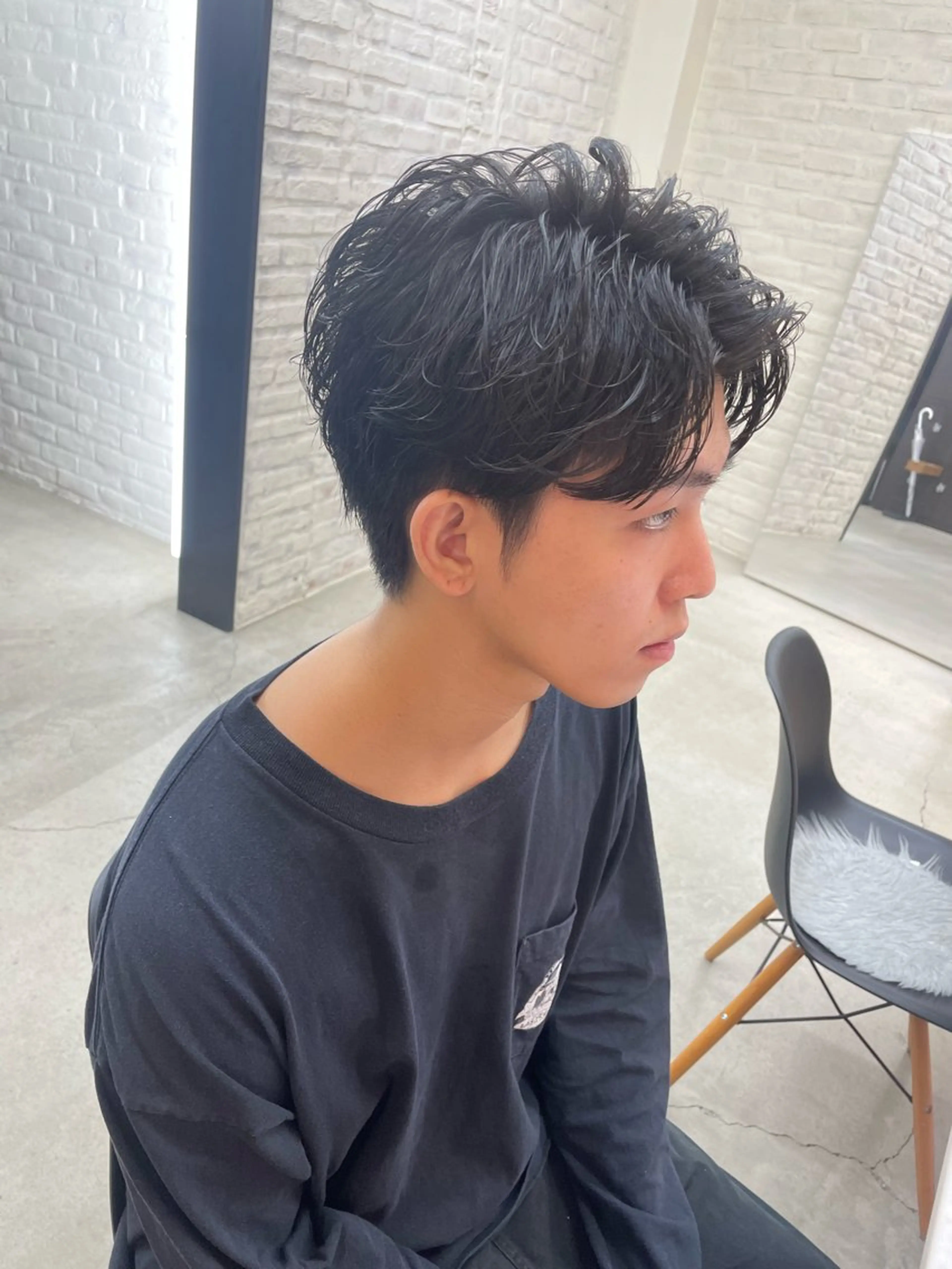 ショート カット パーマ テラダ ユウシンのヘアスタイル