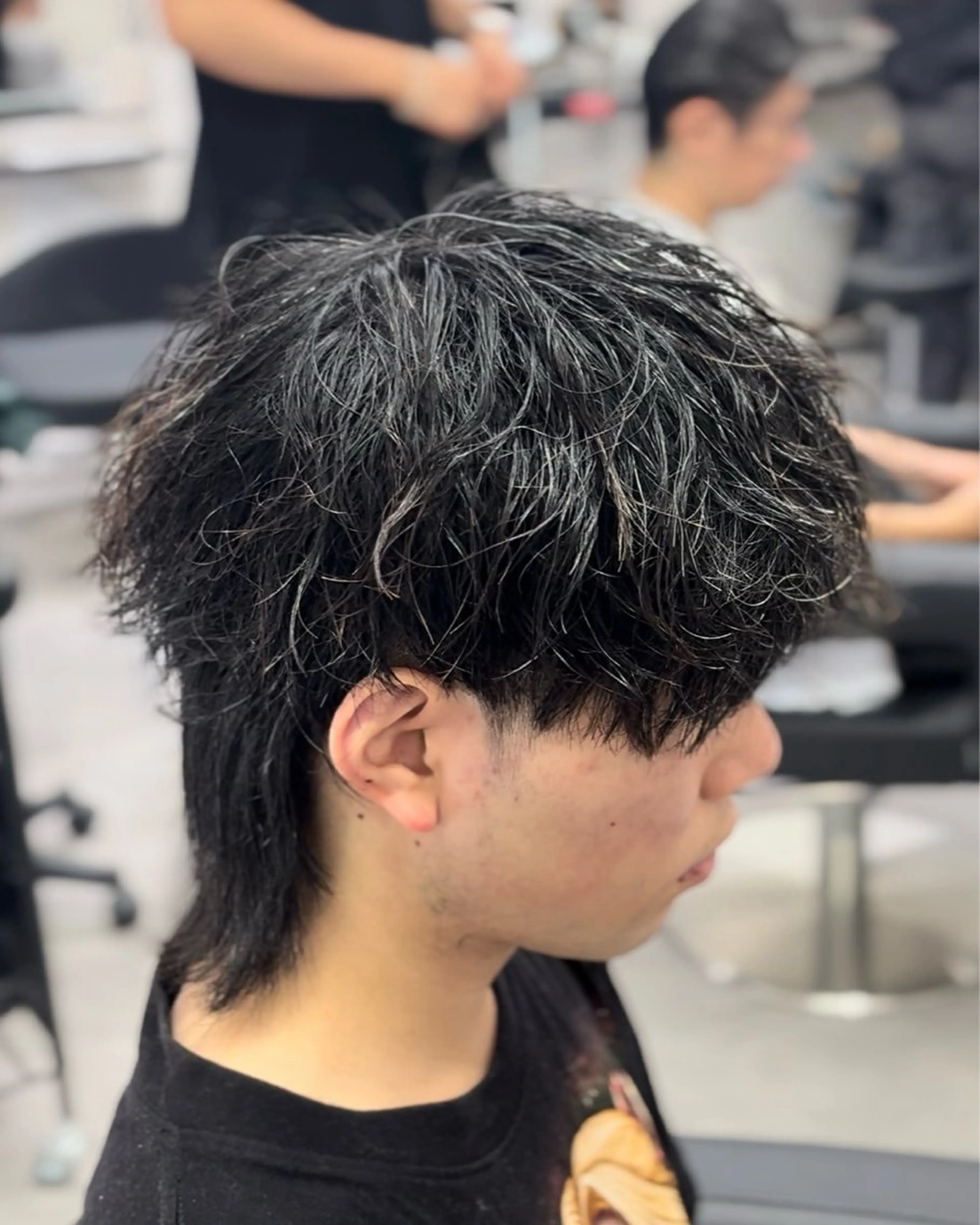 メンズ カット パーマ 遠藤 健登のヘアスタイル