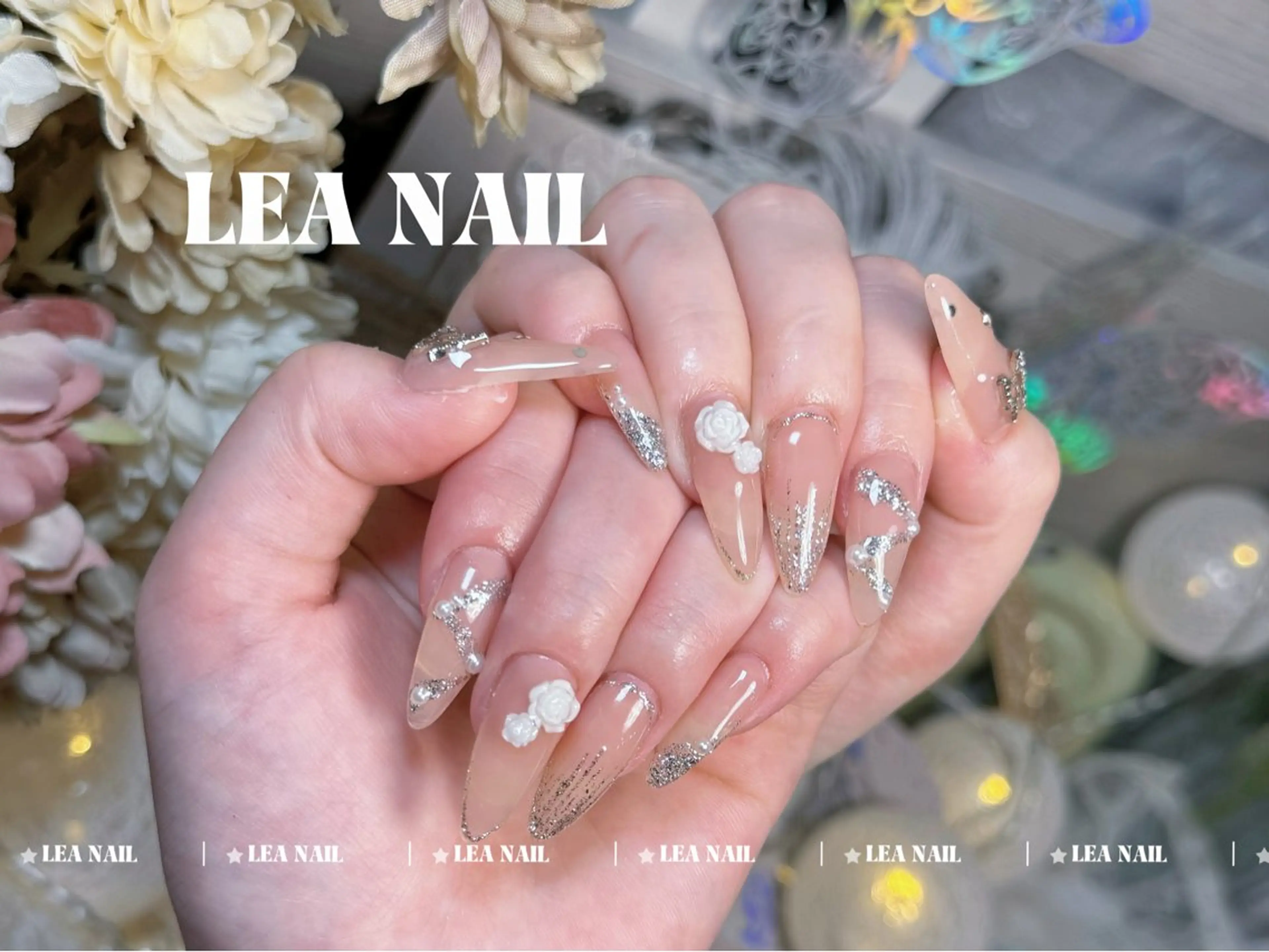 ネイル チークネイル フラッシュネイル フットネイル フレンチネイル ジェルネイル ハンドネイル ハンドケア Luxe Nail Salonのネイルデザイン