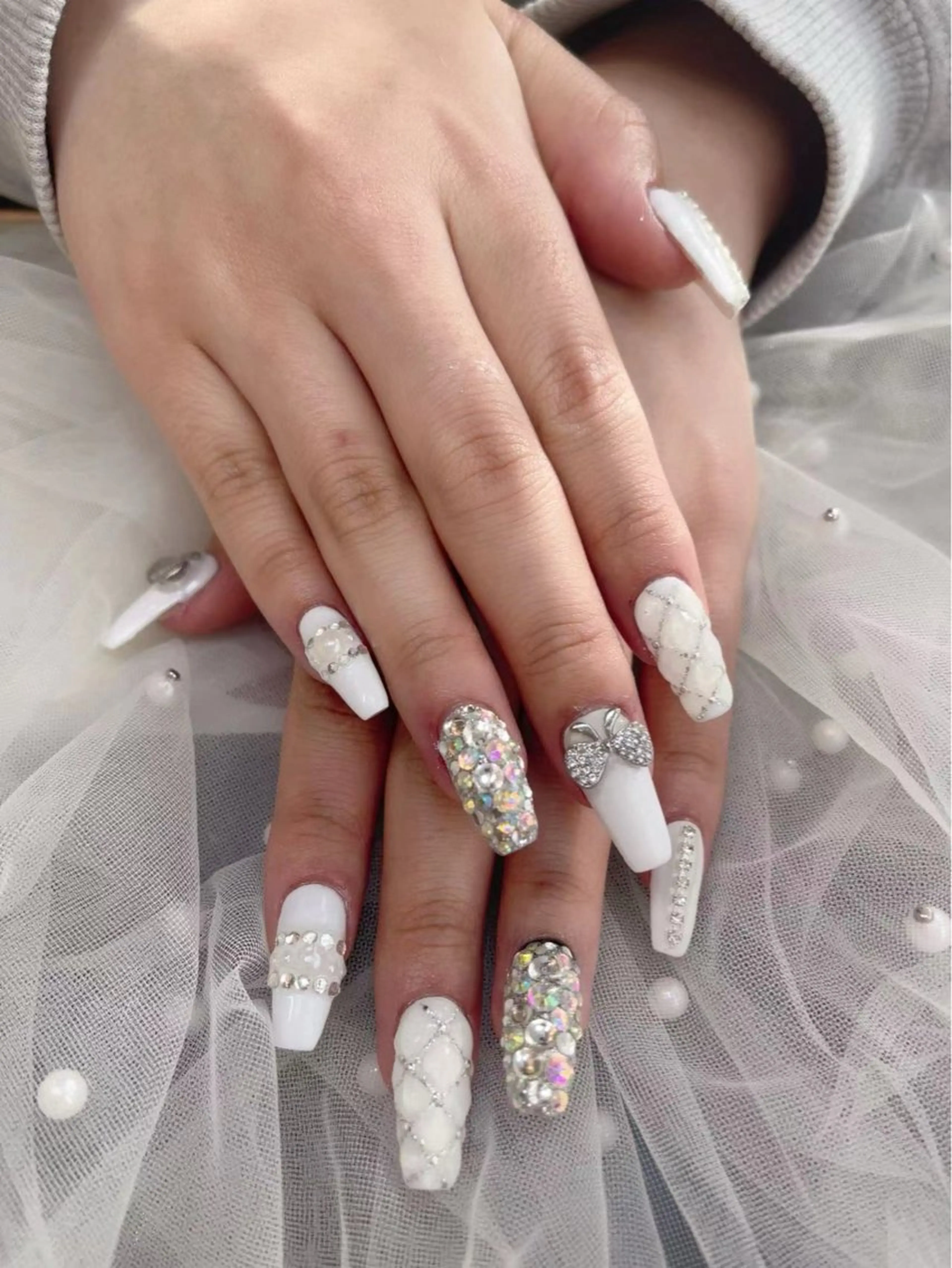 セミロング 🐼panda nail所属・こ このネイルデザイン