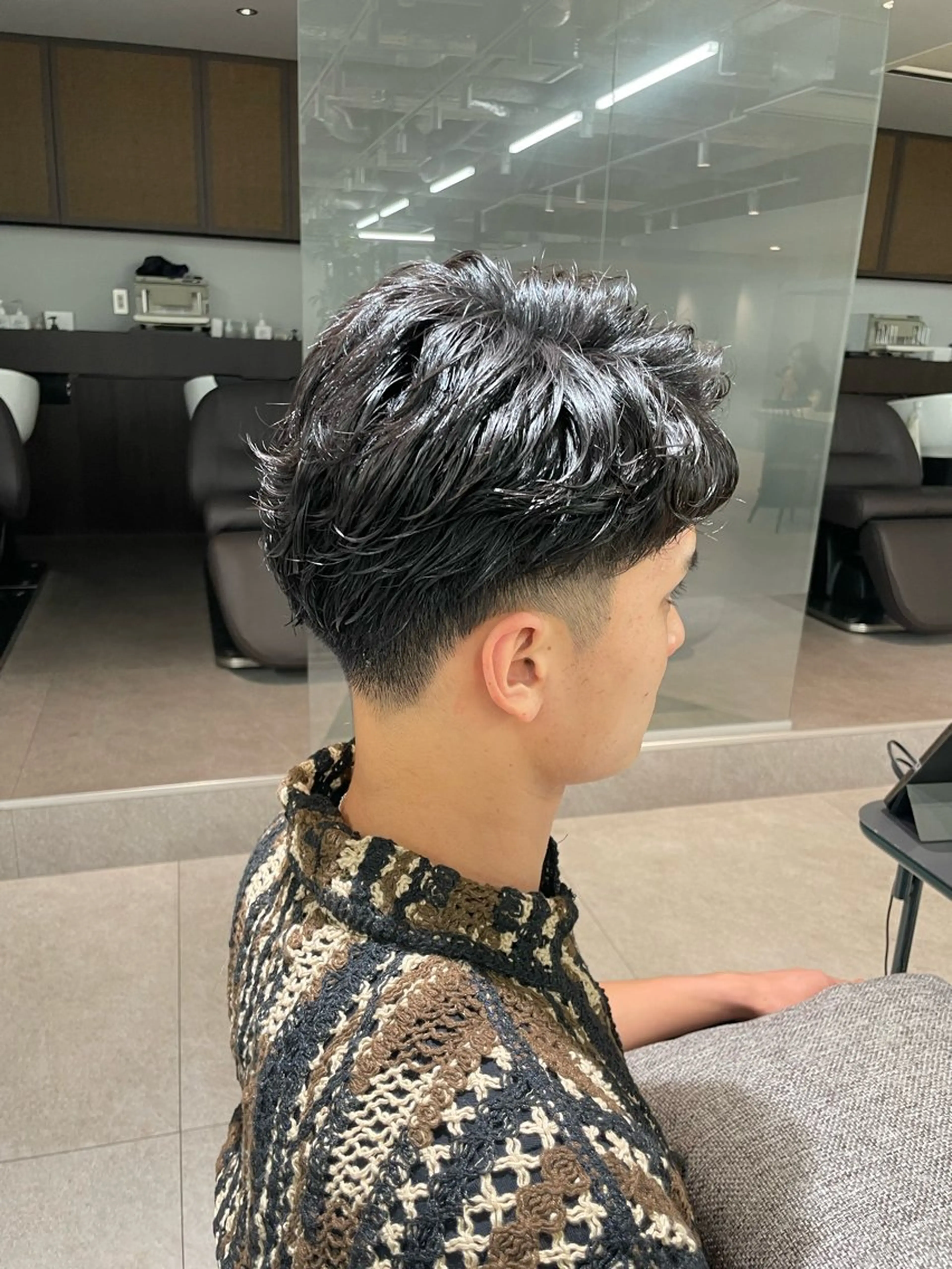 パーマ メンズ カット パーマ hiroki/ FILMSのヘアスタイル