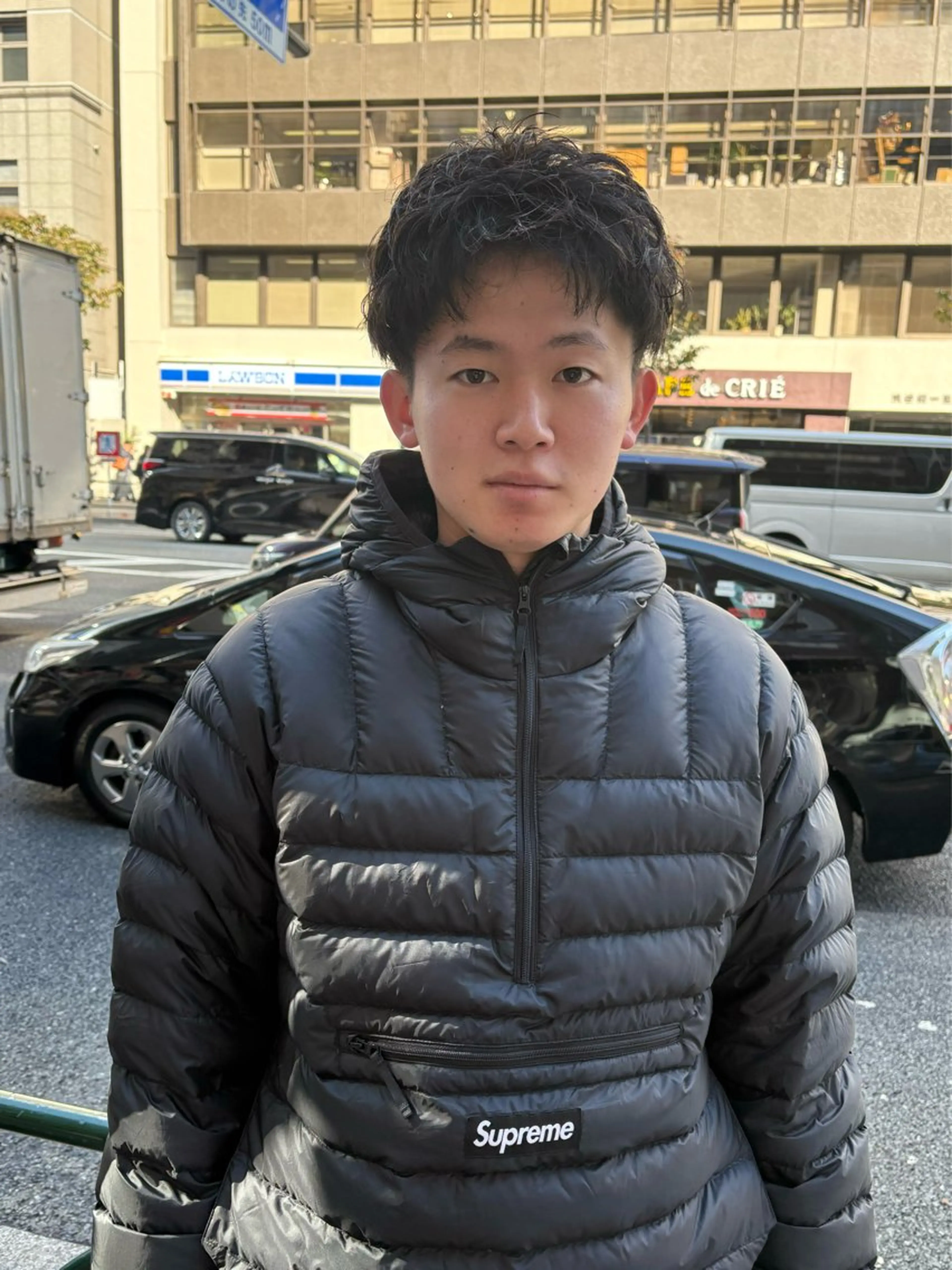 ショート パーマ メンズ メンズブリーチ フェザーパーマ メンズハイライト メンズインナーカラー メンズパーマ カット charme所属・💈メンズ特化 /伊藤大輝💈のヘアスタイル