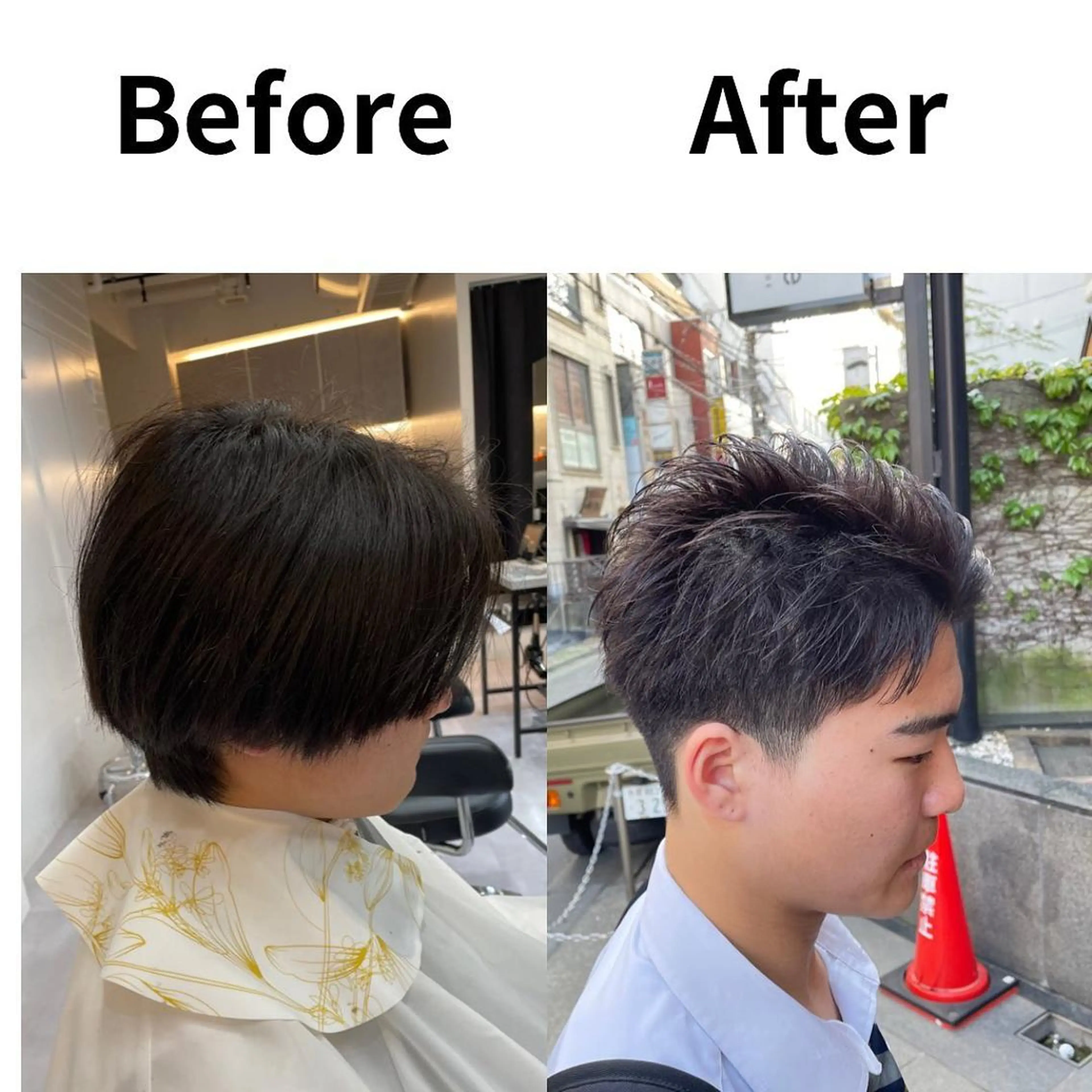 ショート 髪質改善× ハイライト溝江のヘアスタイル