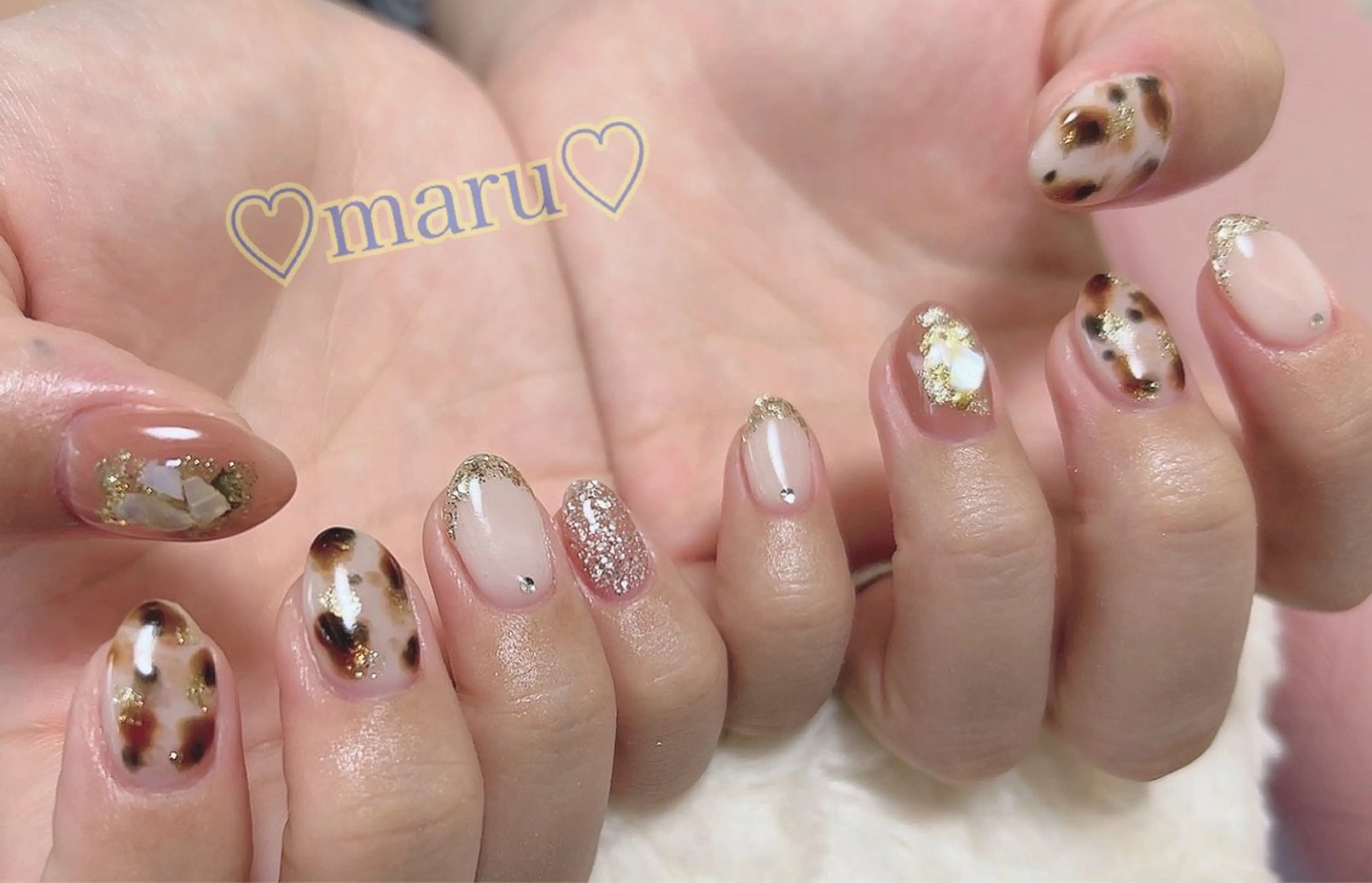 ネイル ハンドネイル フットネイル まるみ ♡のネイルデザイン