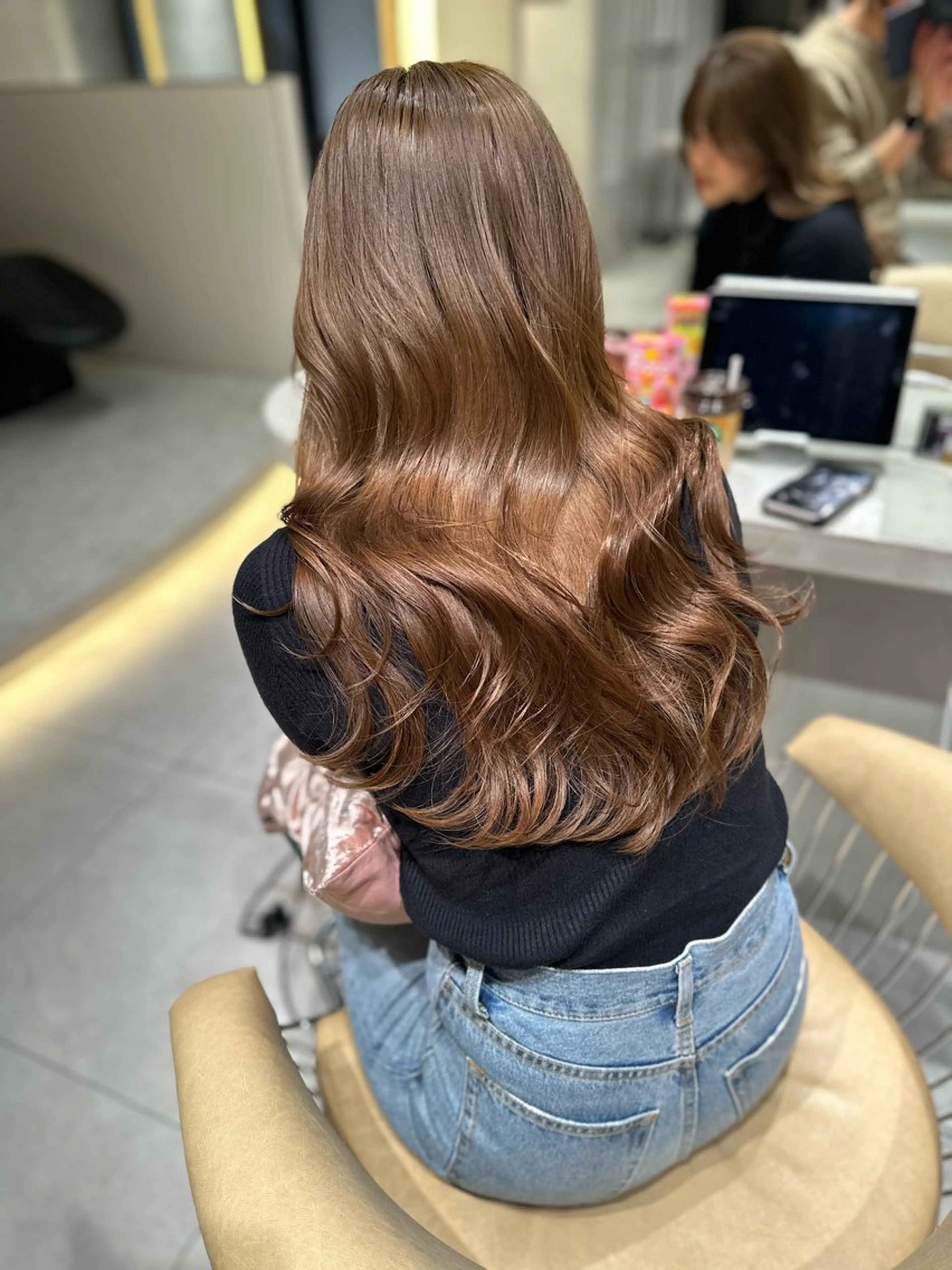 ロング カラー カット ヘアカラー トリートメント 《髪質改善✖️ハイト ーン🧸》小嶋拓也のヘアスタイル